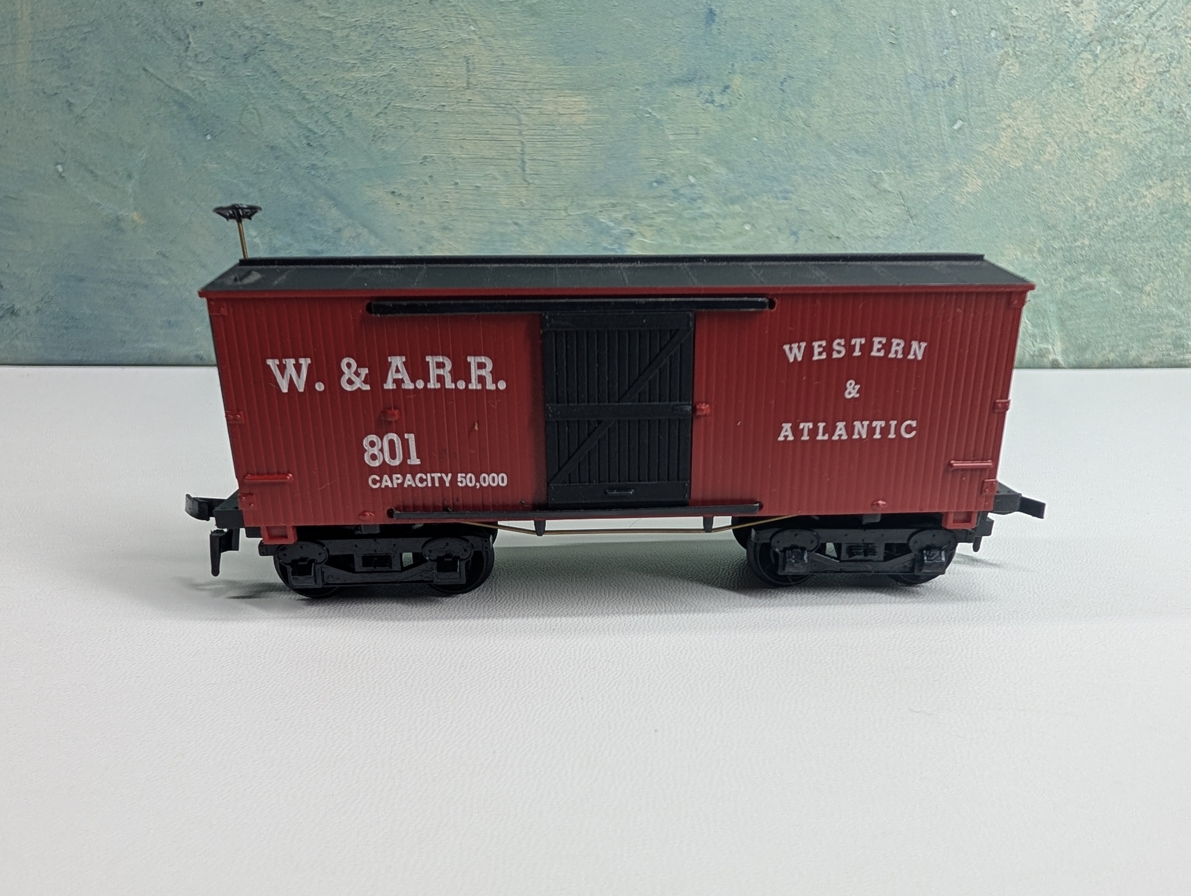 USED Mantua HO Scale 1860 Box Car Western & Atlantic W&ARR #801