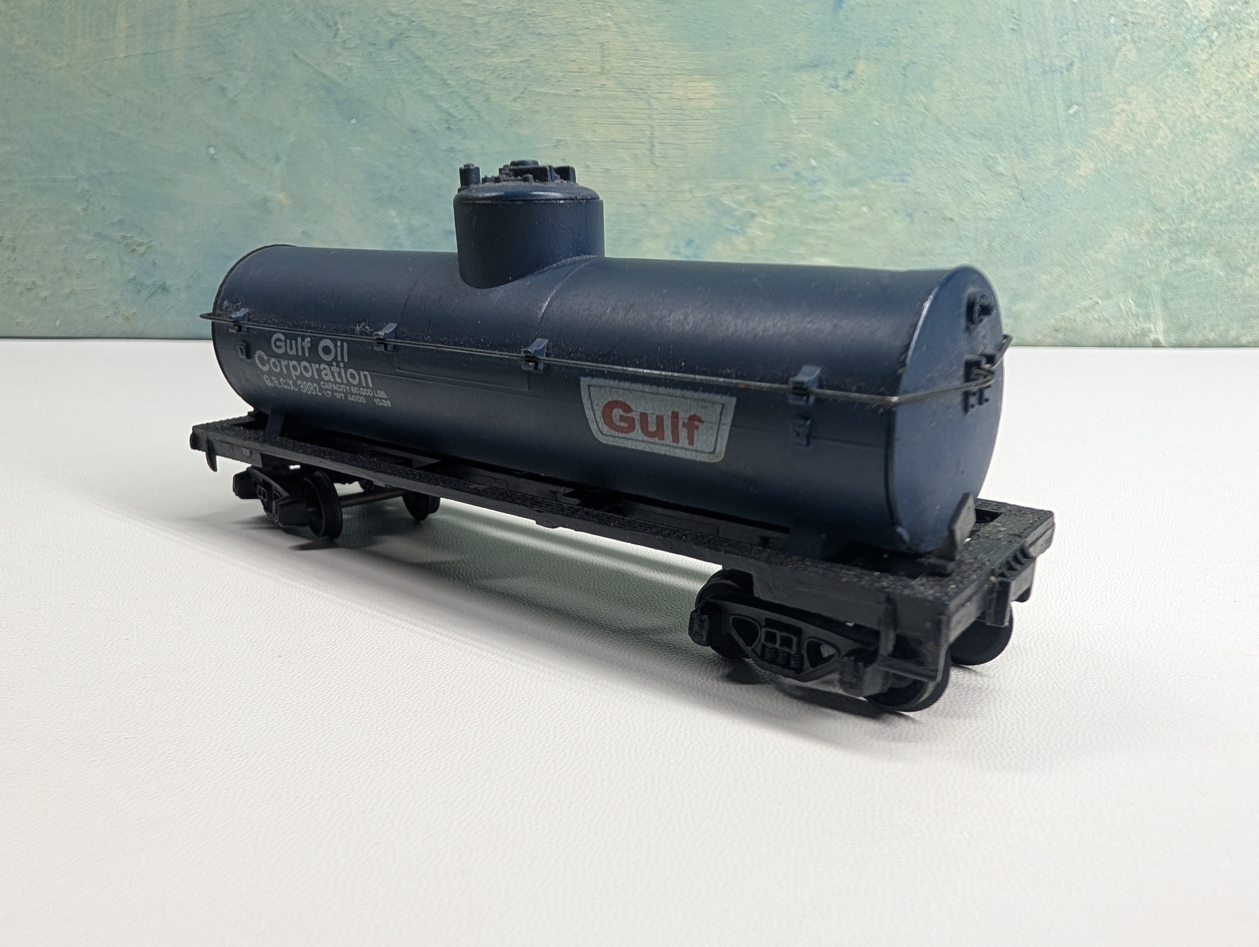 USED HO Scale Single Dome Tank Car Gulf GRCX #3882