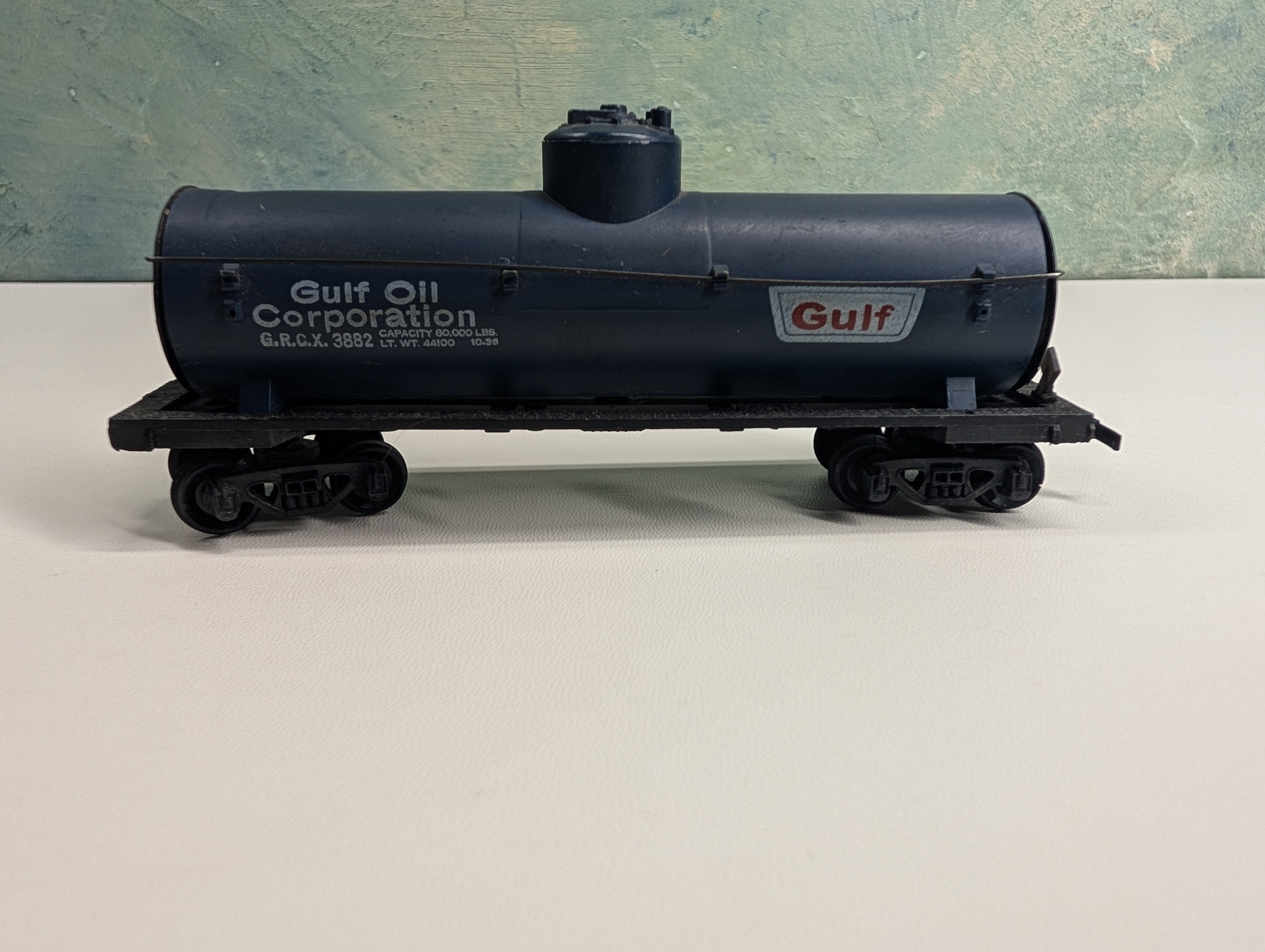 USED HO Scale Single Dome Tank Car Gulf GRCX #3882