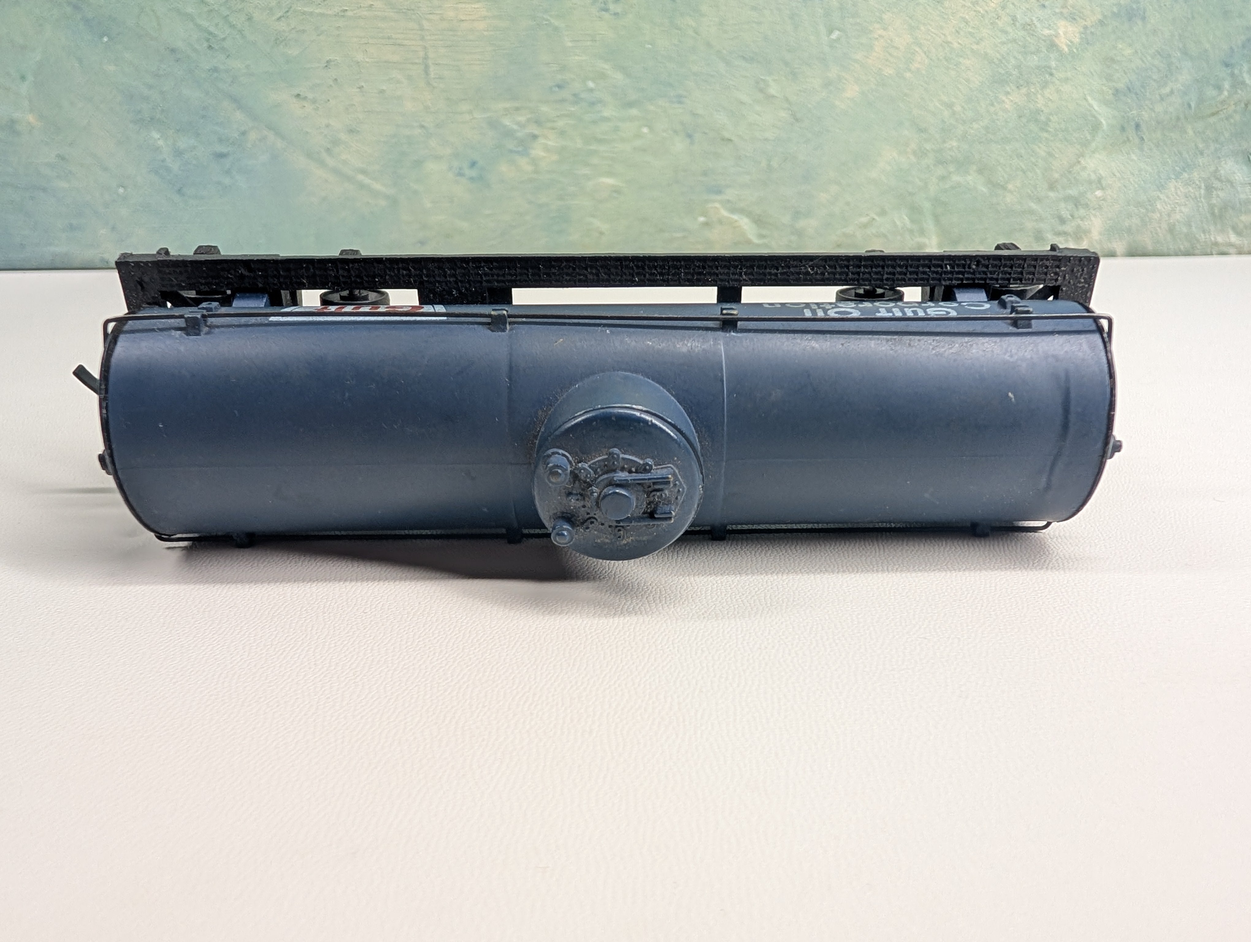 USED HO Scale Single Dome Tank Car Gulf GRCX #3882