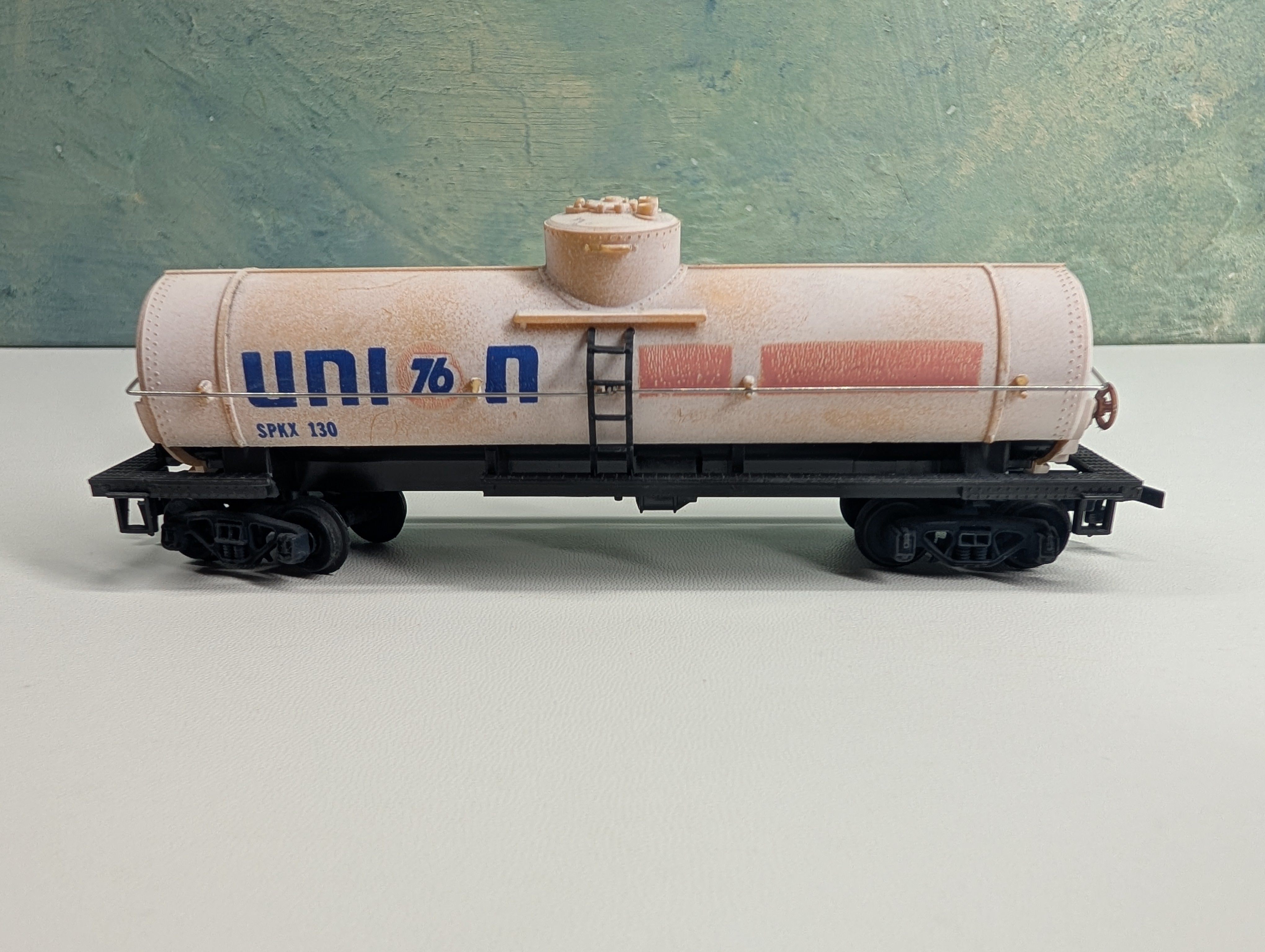 USED Tyco HO Scale Single Dome Tank Car Union 76 SPKX #130