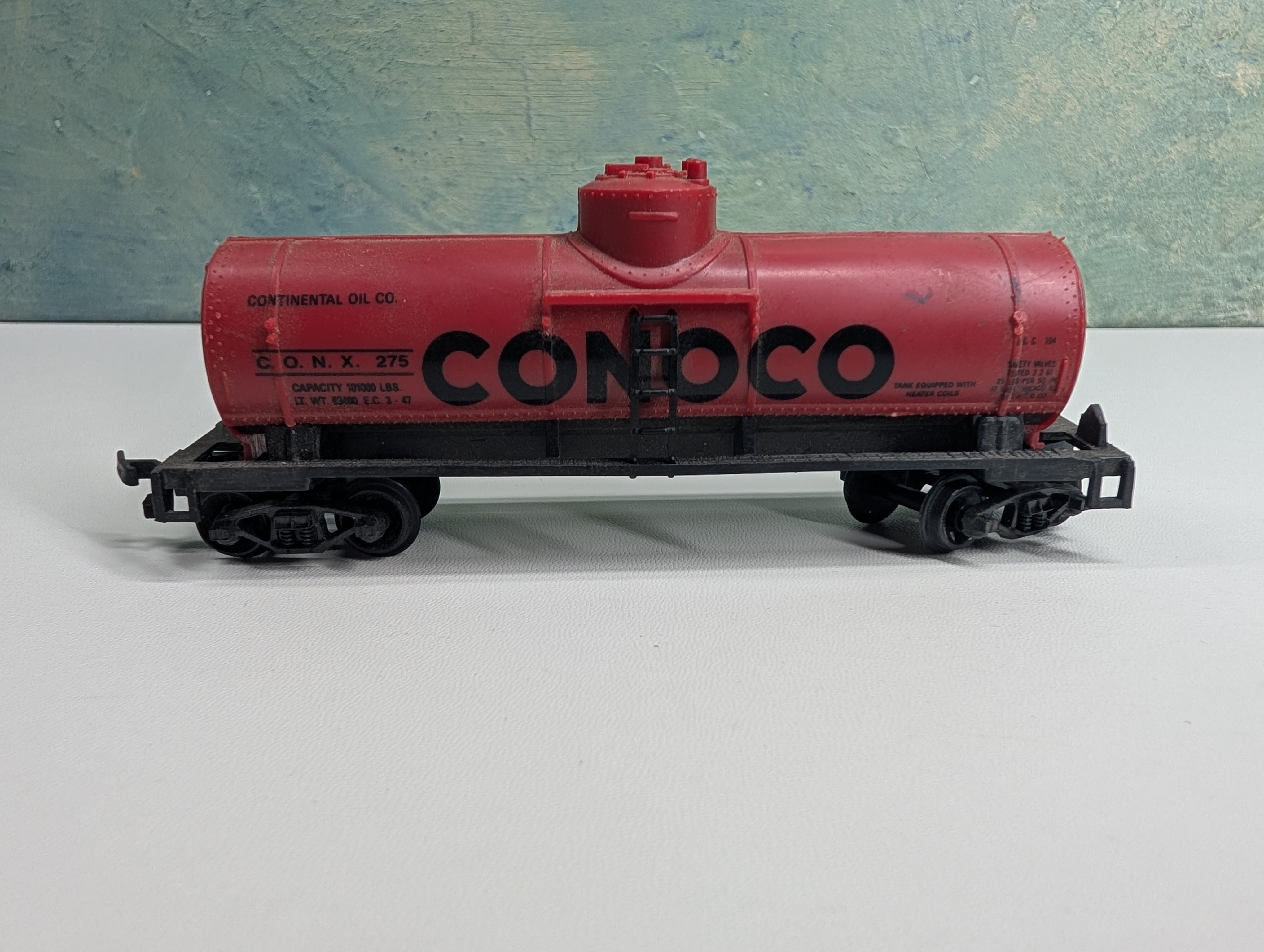 USED Life-Like HO Scale Single Dome Tank Car Conoco CONX #275