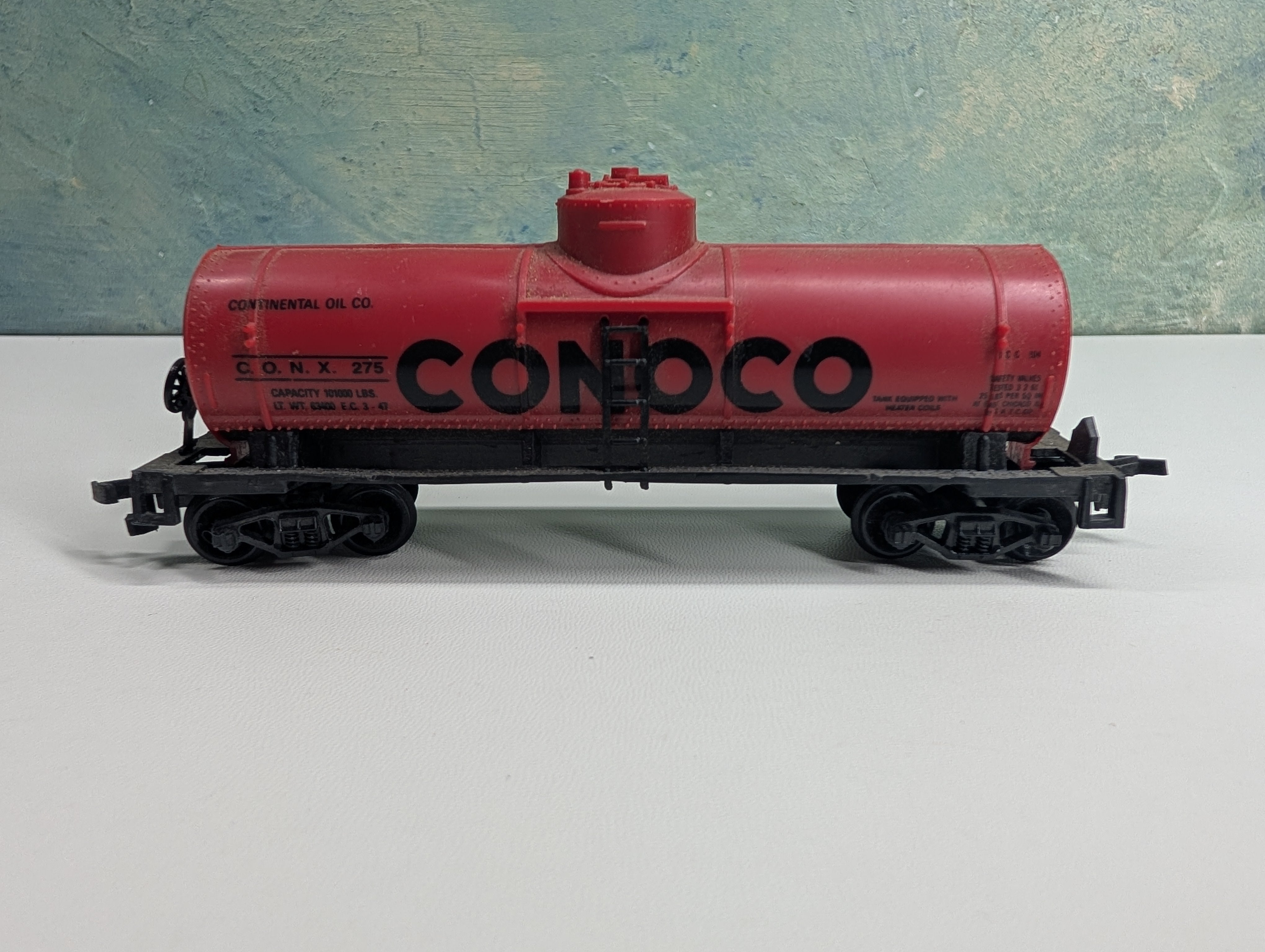 USED Life-Like HO Scale Single Dome Tank Car Conoco CONX #275
