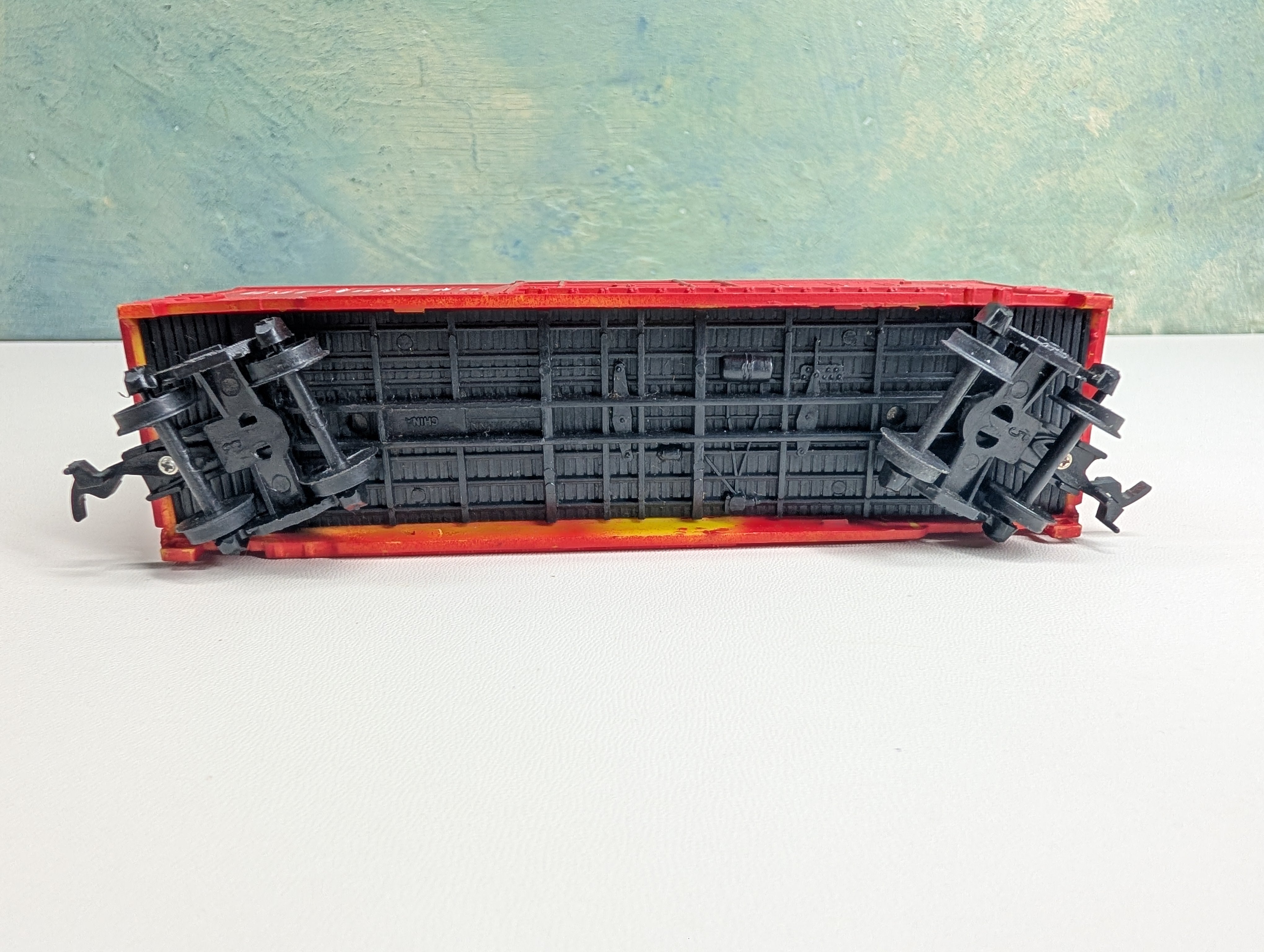 USED Bachmann HO Scale 40' Hi-Cube Box Car Burlington CB&Q #19820