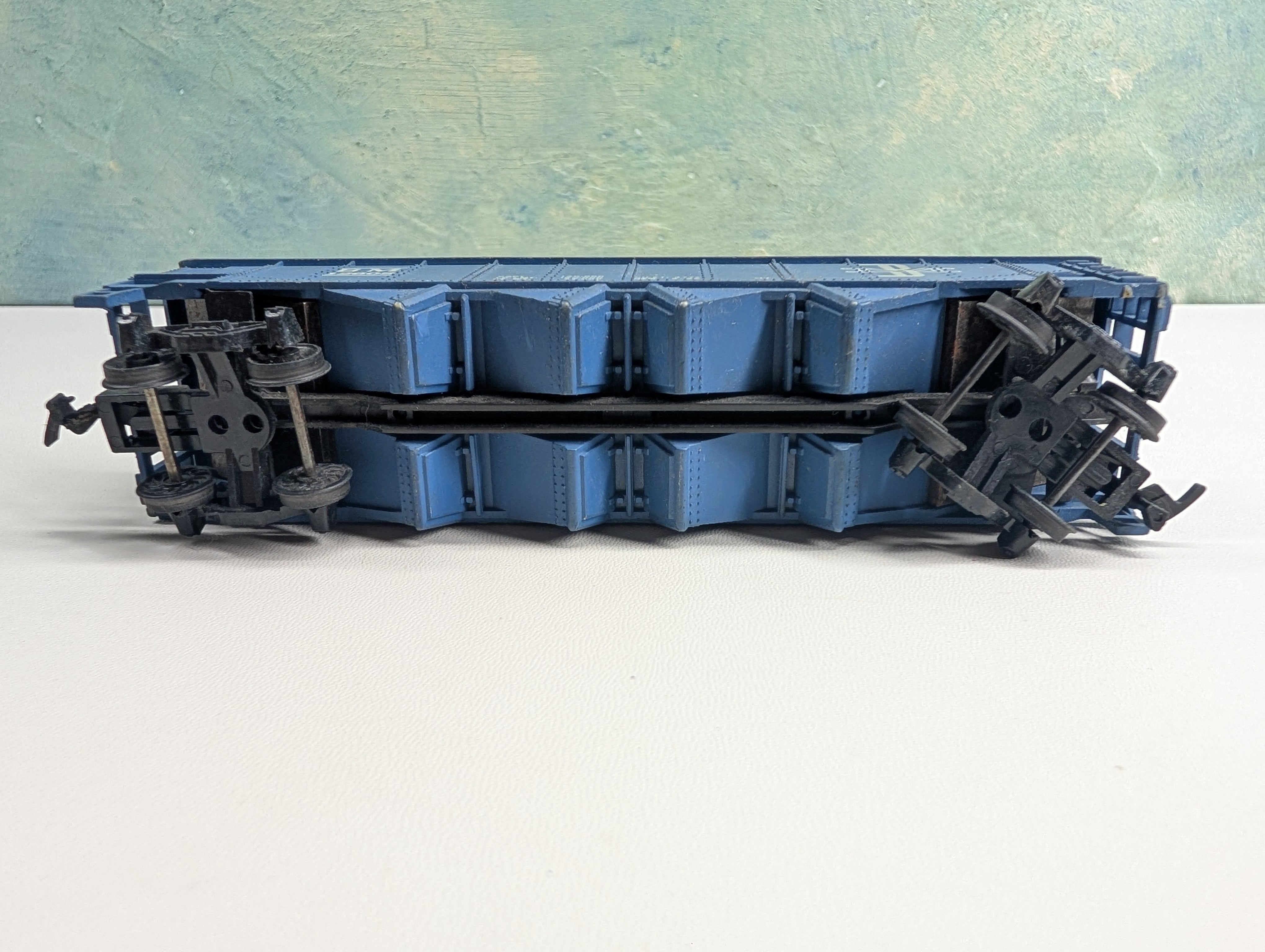 USED Tyco HO Scale Quad Hopper Boston and Maine BM #12608