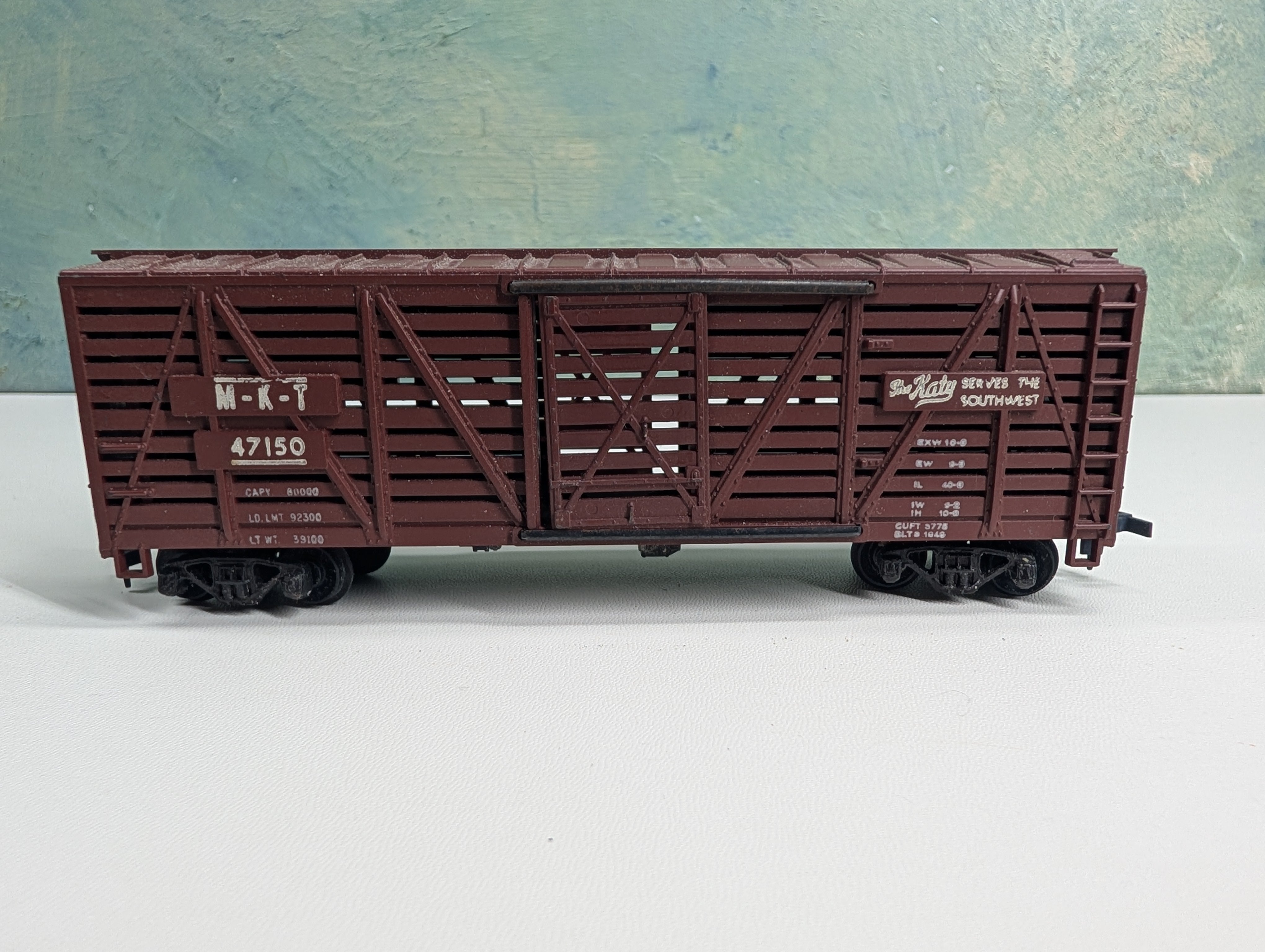 USED Mantua HO Scale Cattle Stock Car MKT #47150
