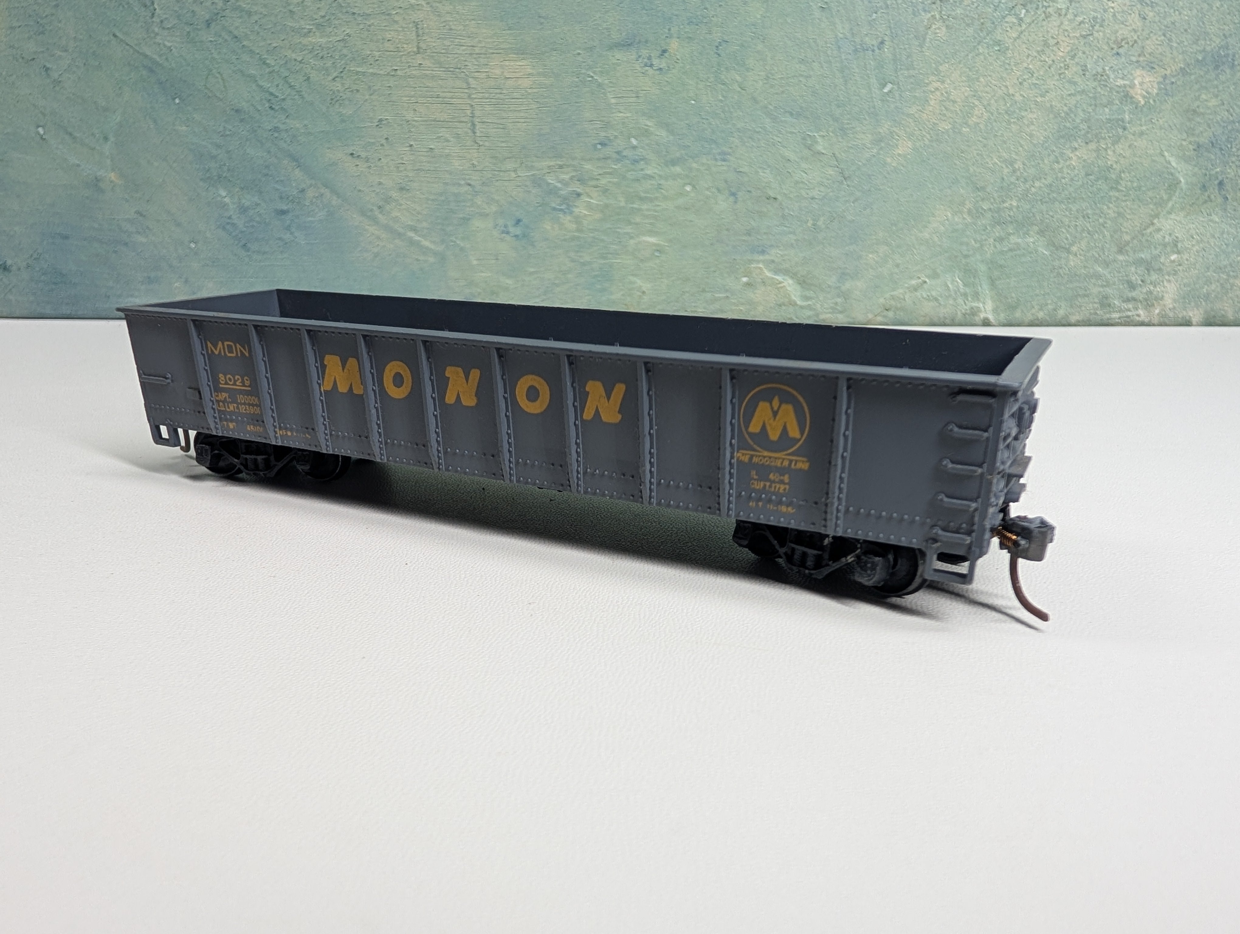 USED Mantua HO Scale 40' Gondola Monon MON #8029