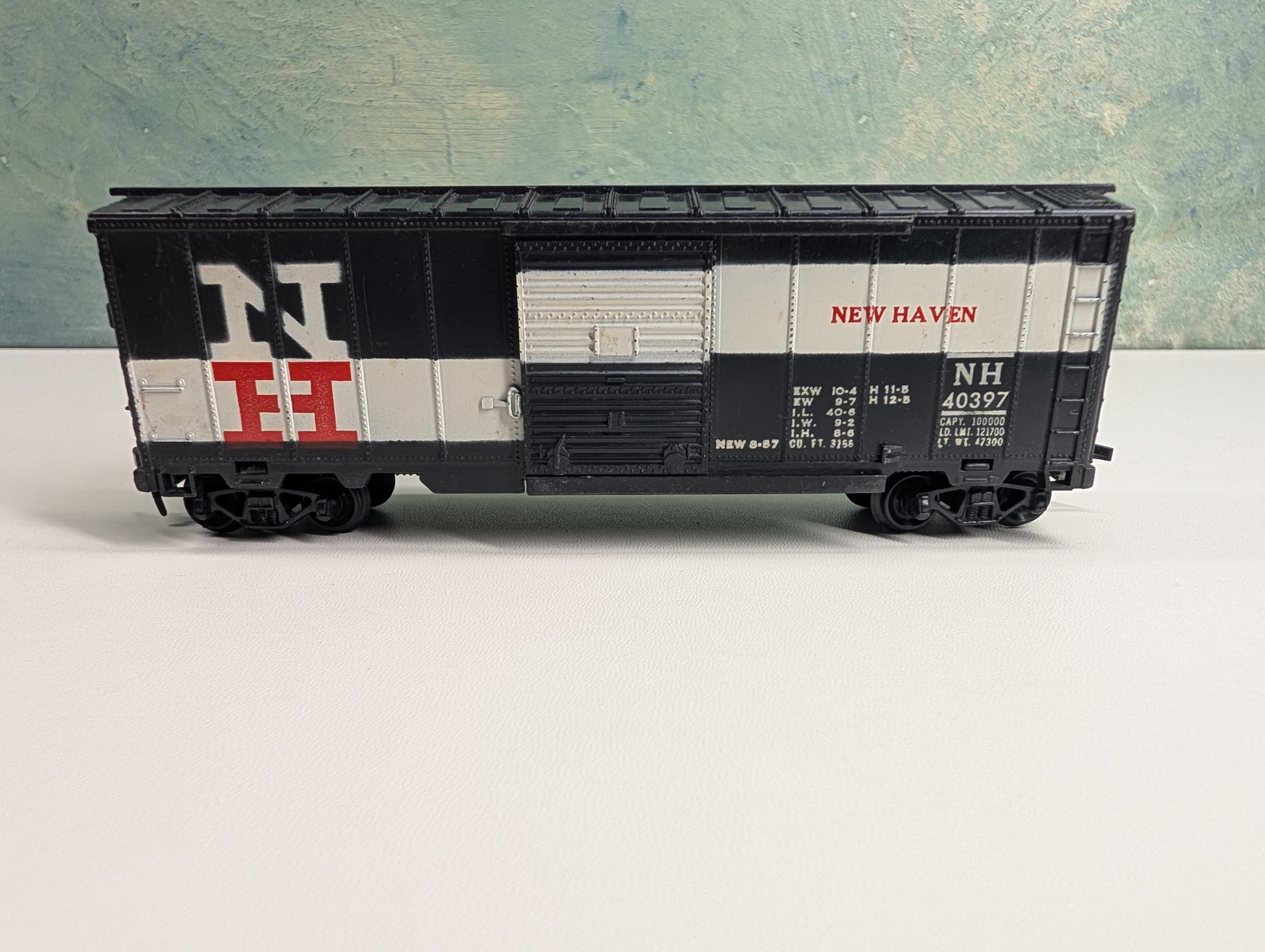 USED MARX HO Scale 40' Box Car New Haven NH #40397