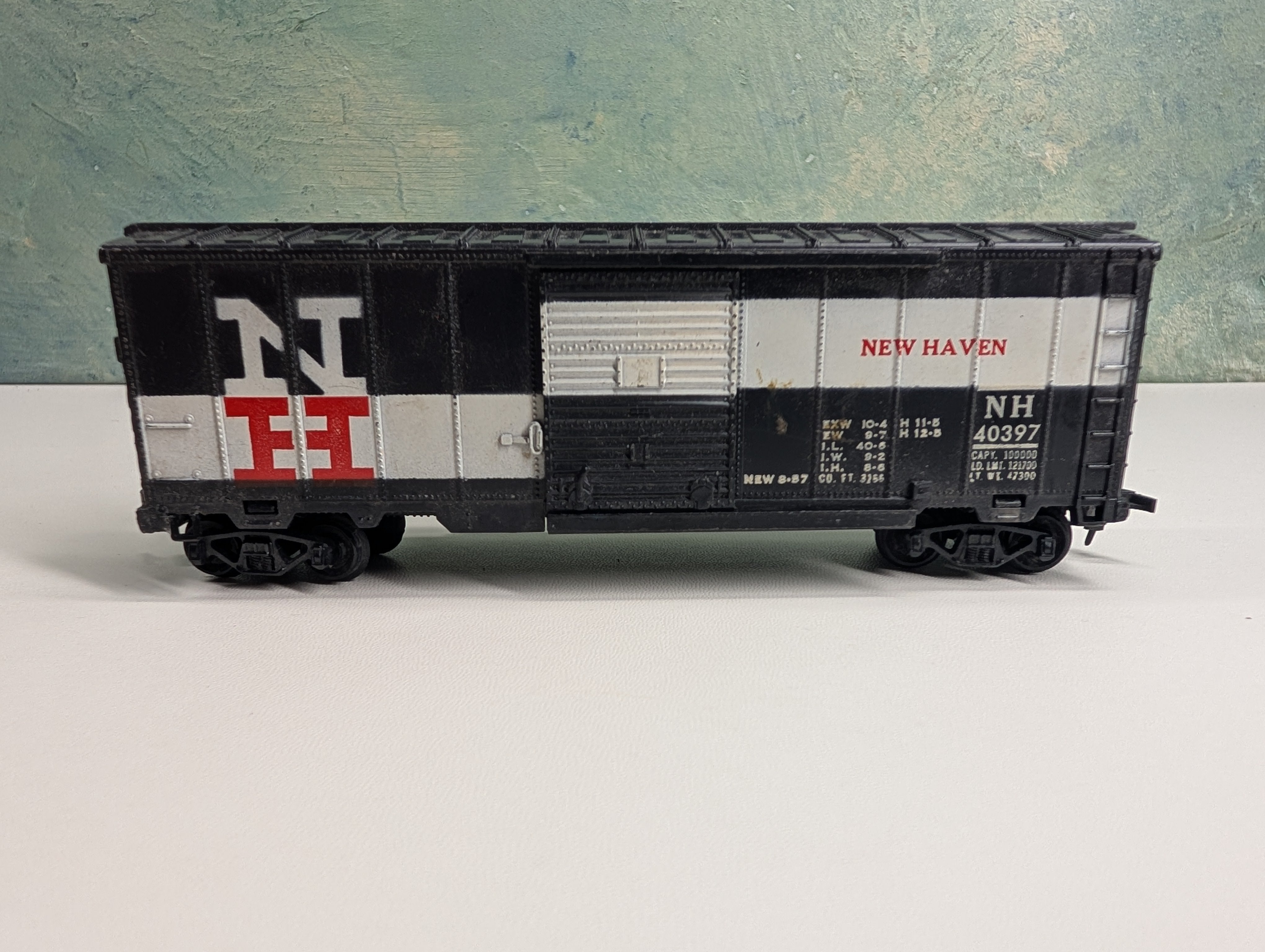 USED MARX HO Scale 40' Box Car New Haven NH #40397