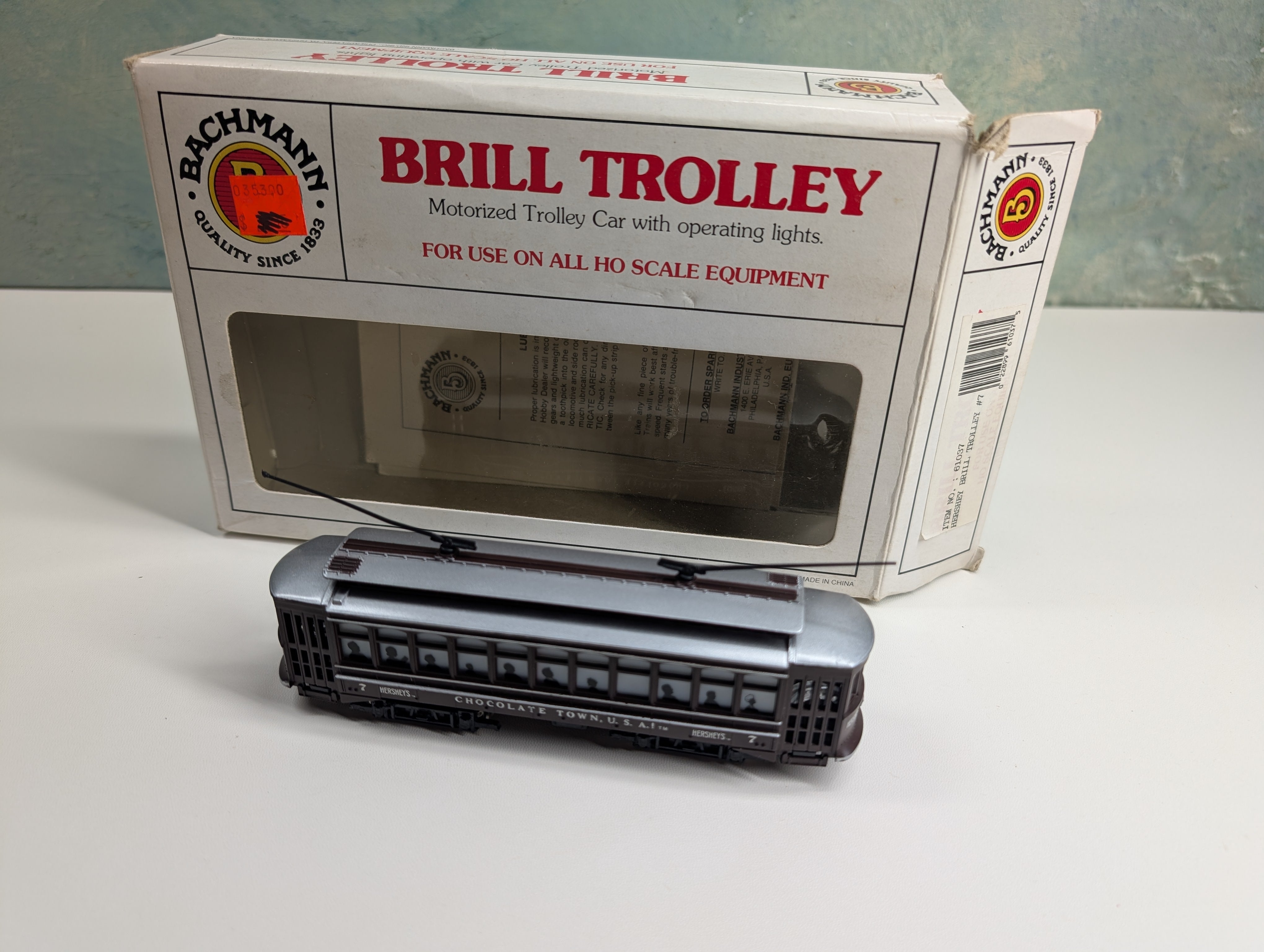 USED Bachmann 61037 HO Scale Brilly Trolley Parts/Repairs Hershey #7