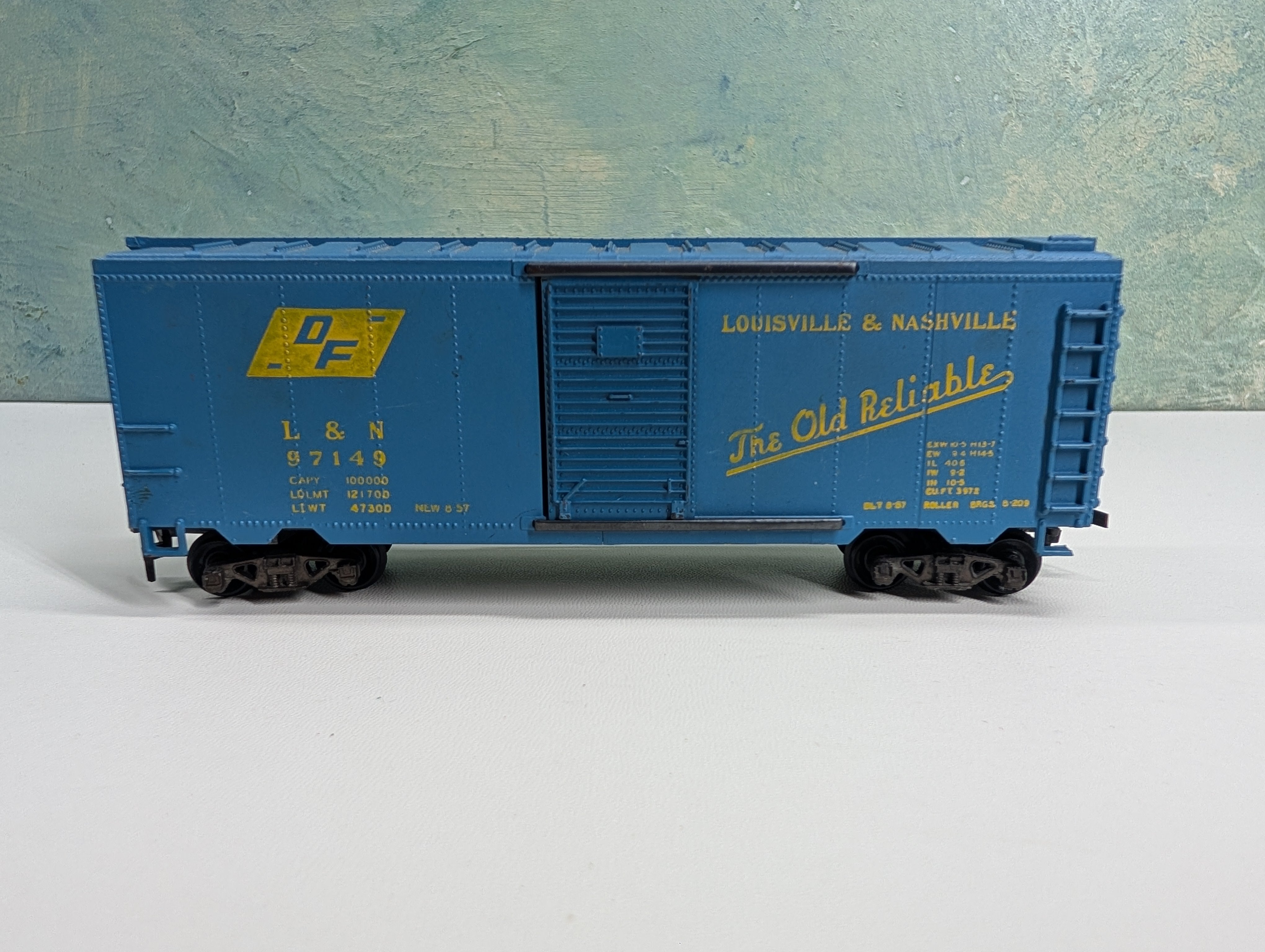 USED Varney HO Scale 40' Box Car Louisville & Nashville L&N #97149
