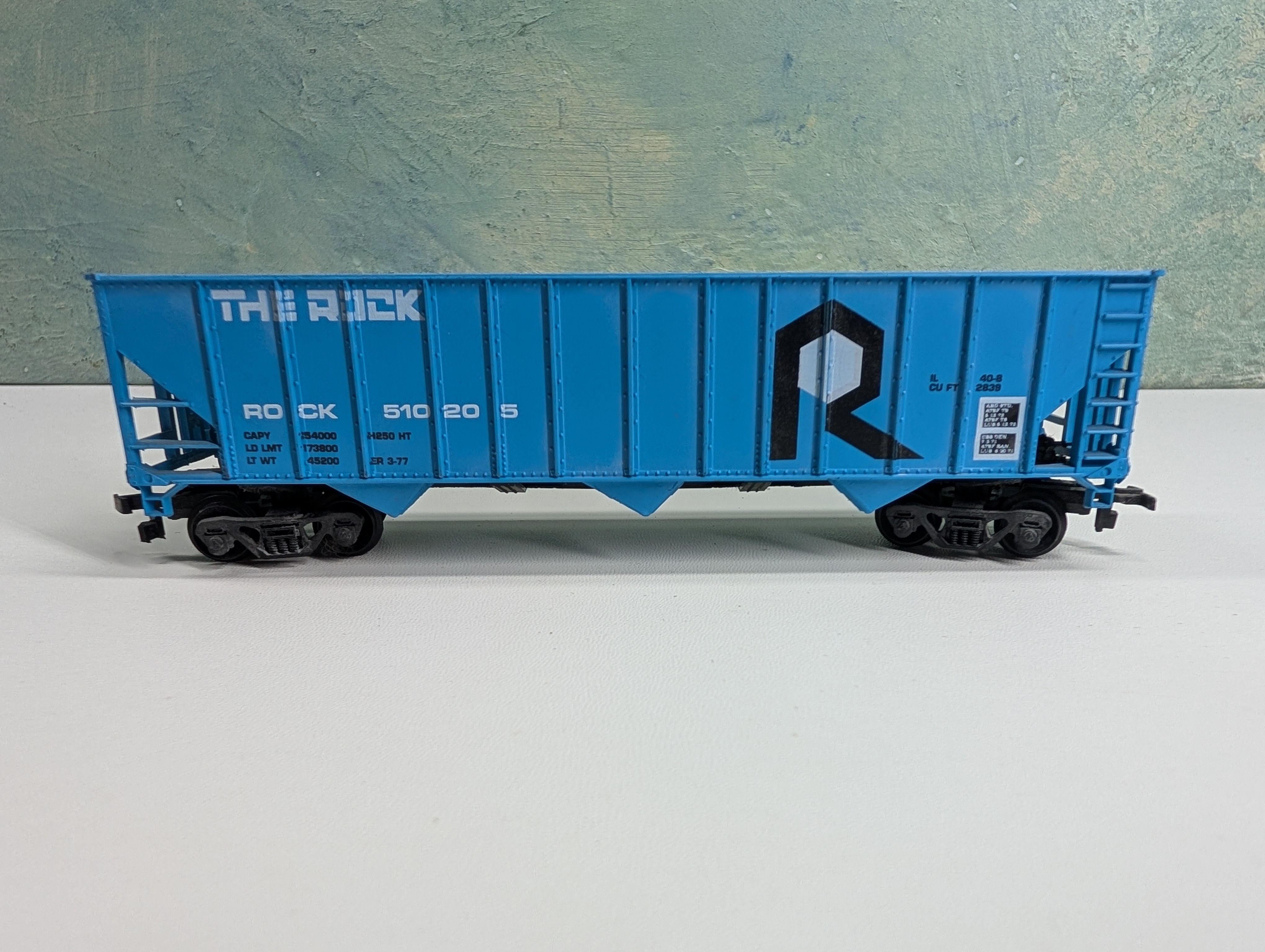 USED HO Scale 3 Bay Hopper Rock Island #510205