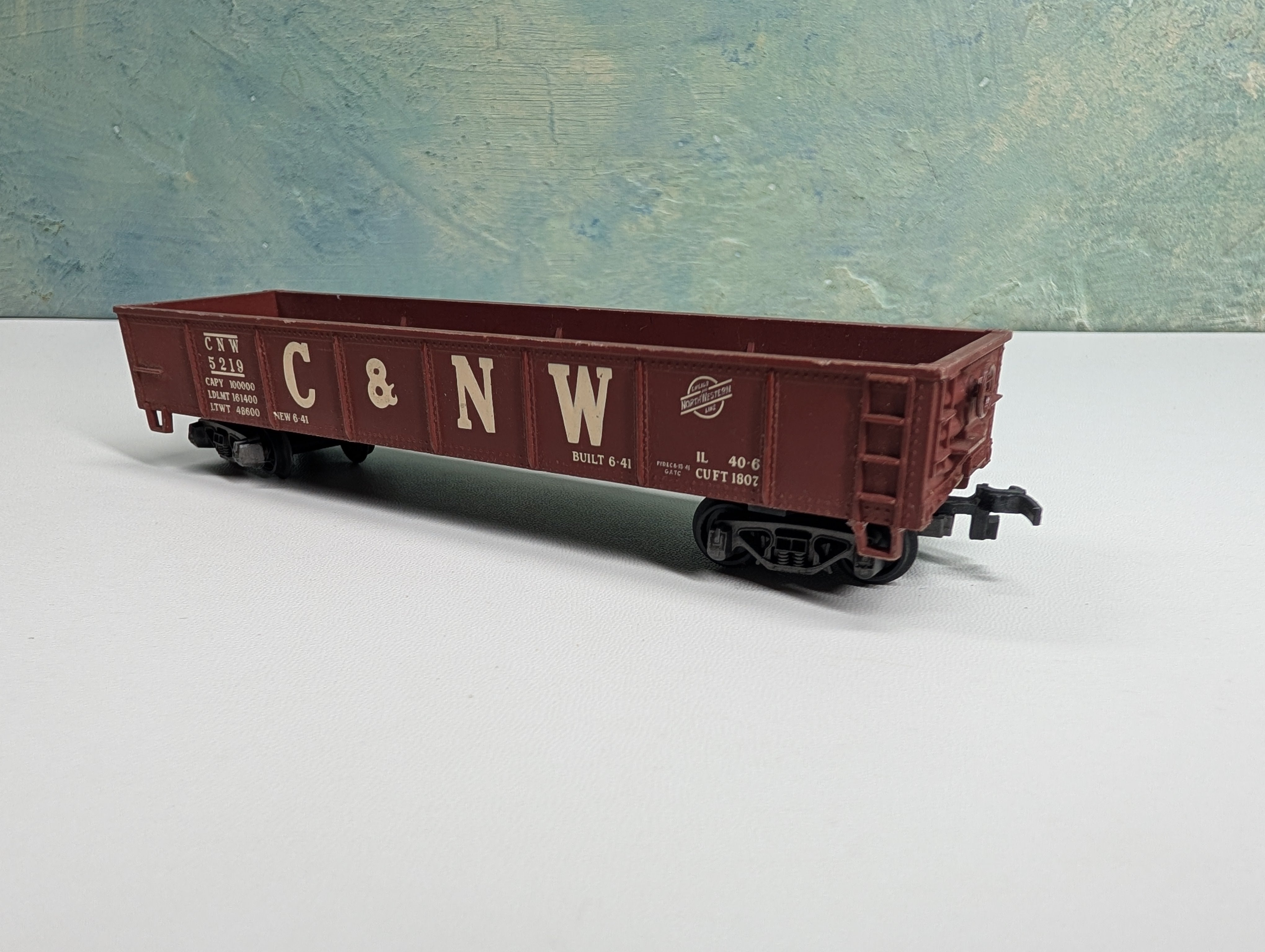USED Rivarossi HO Scale 40' Gondola Chicago & North Western CNW #5219