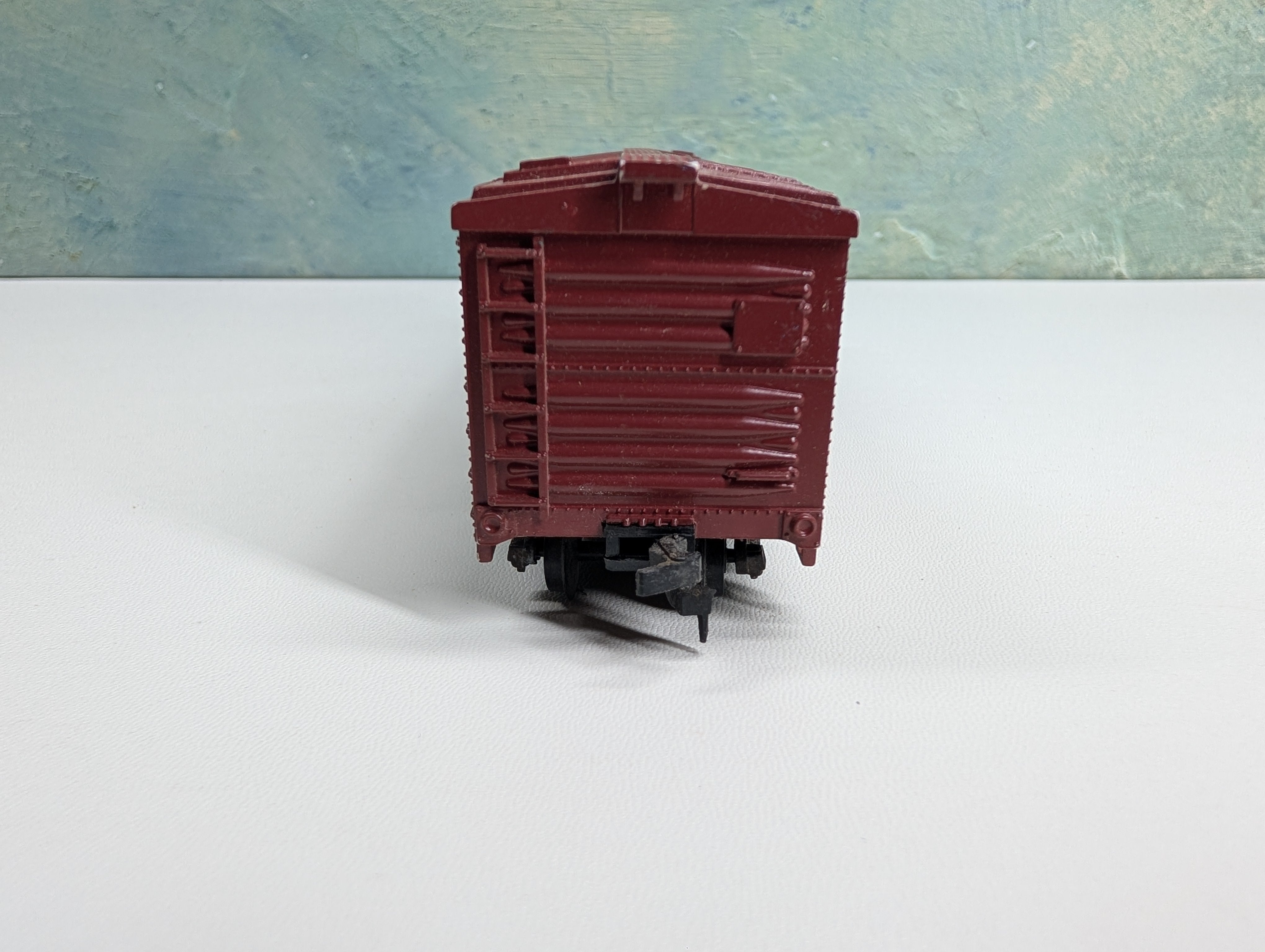 USED Varney HO Scale 42' Wooden Box Car Santa Fe ATSF #1289057