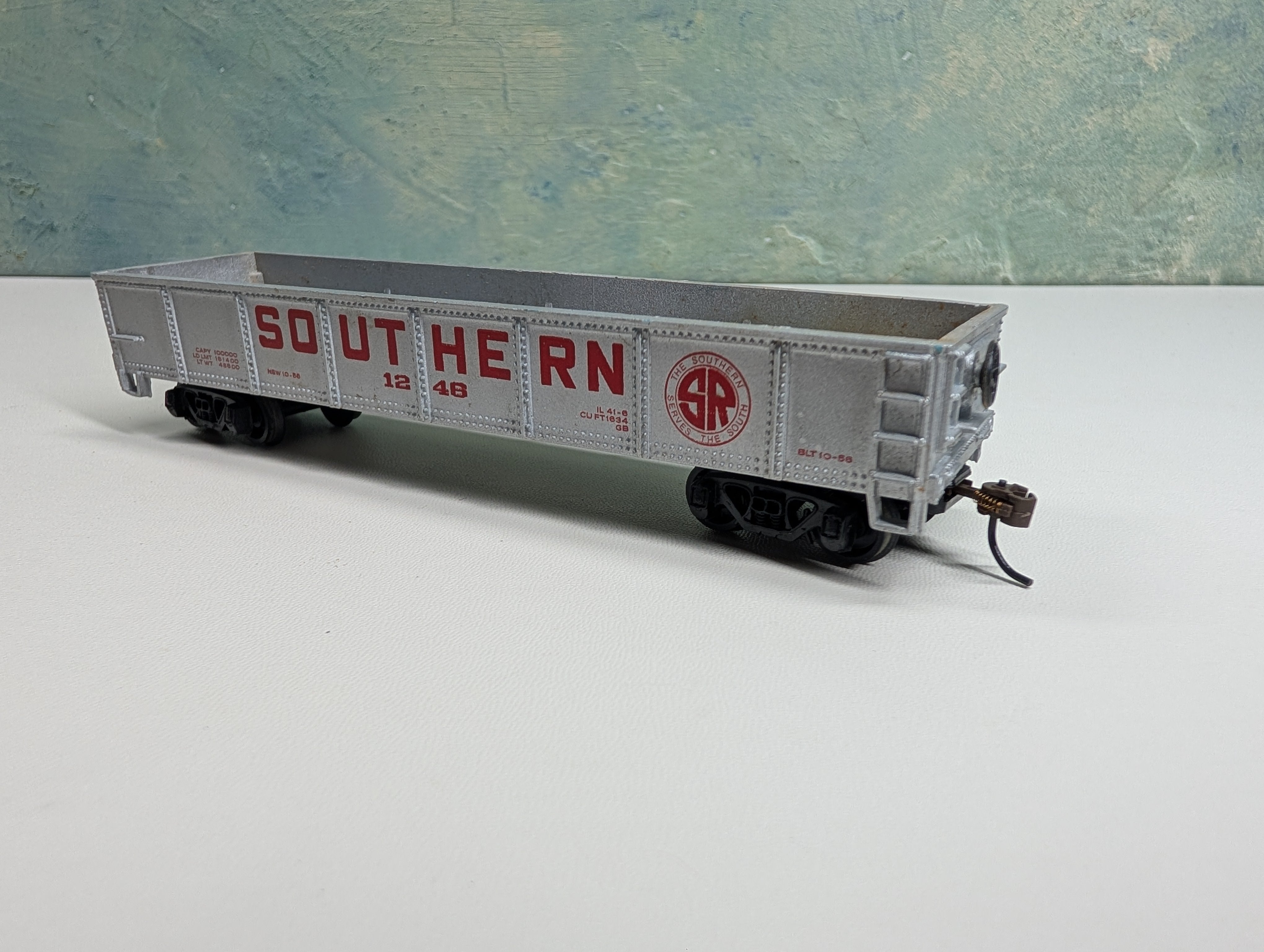 USED Bachmann HO Scale 40' Gondola Southern #1246