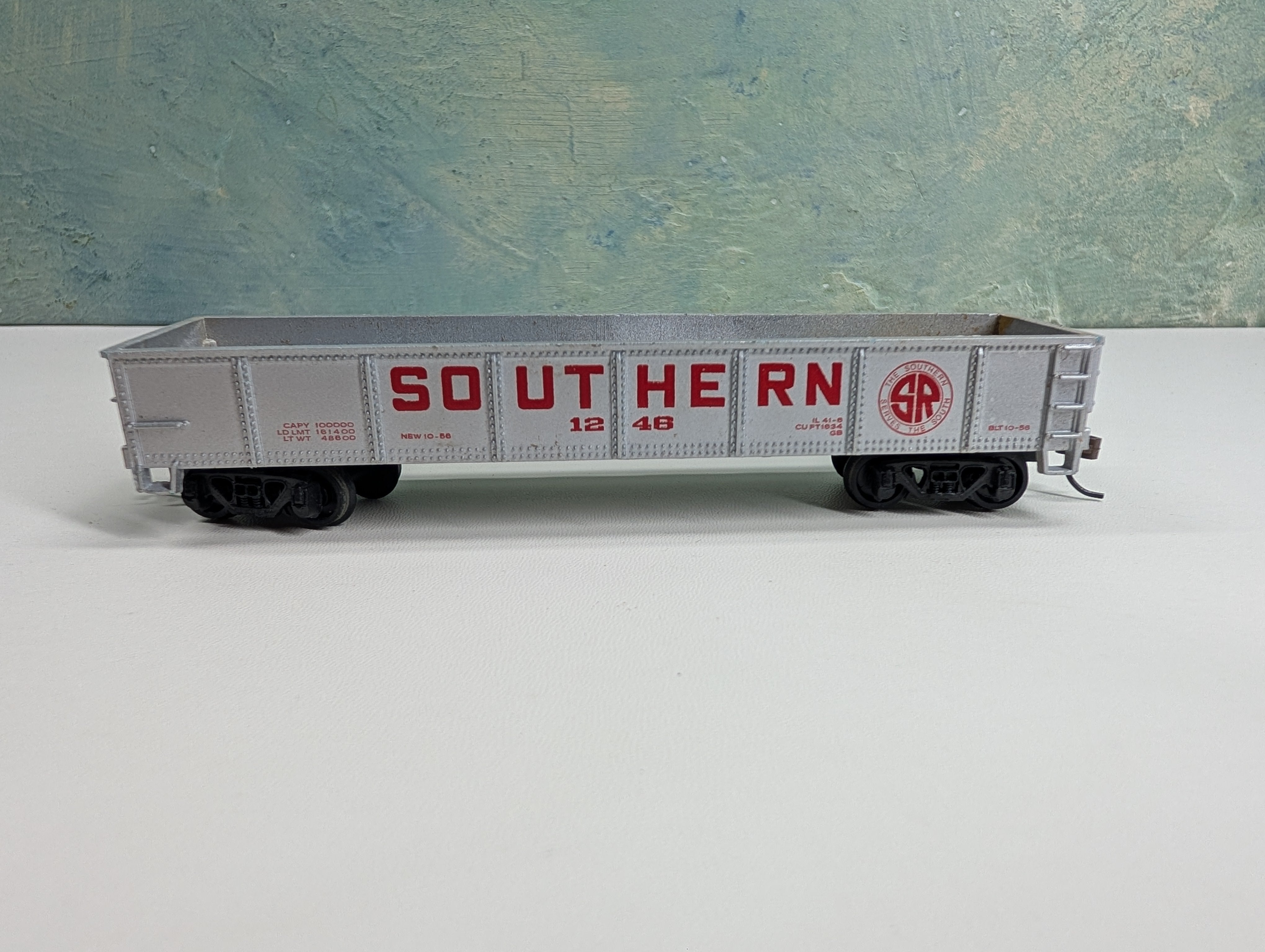 USED Bachmann HO Scale 40' Gondola Southern #1246