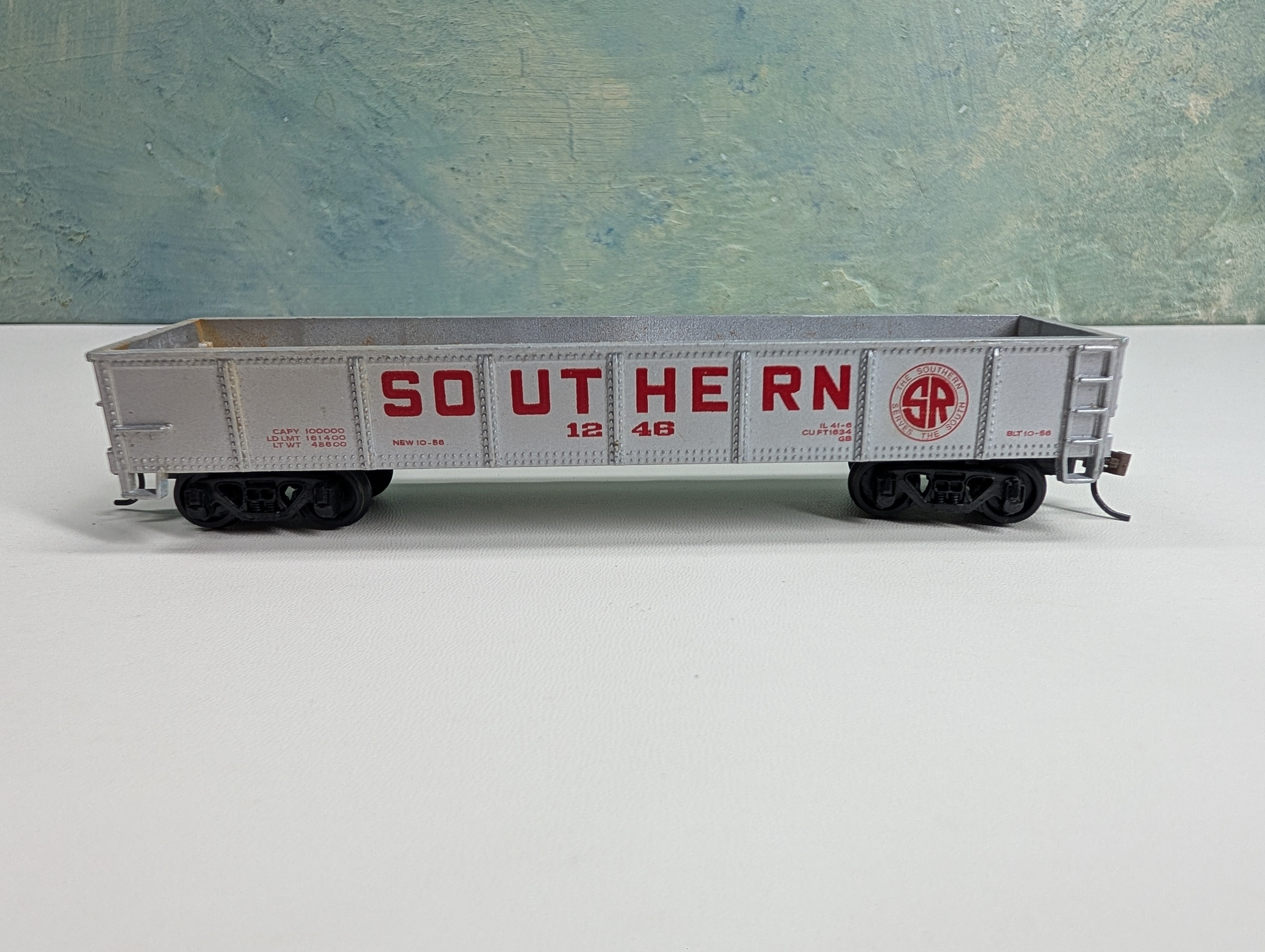 USED Bachmann HO Scale 40' Gondola Southern #1246
