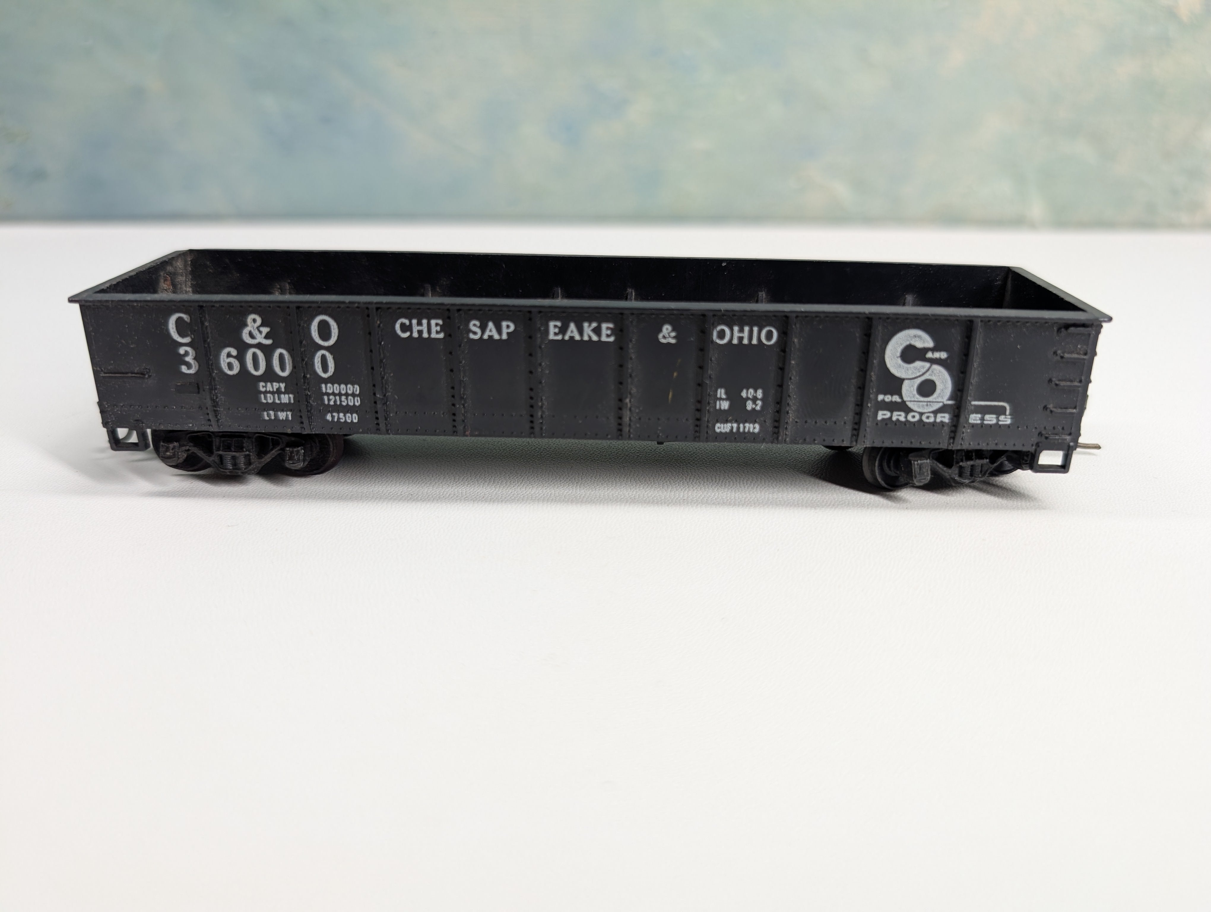 USED Mantua HO Scale 40' Gondola Chesapeake and Ohio C&O #36000
