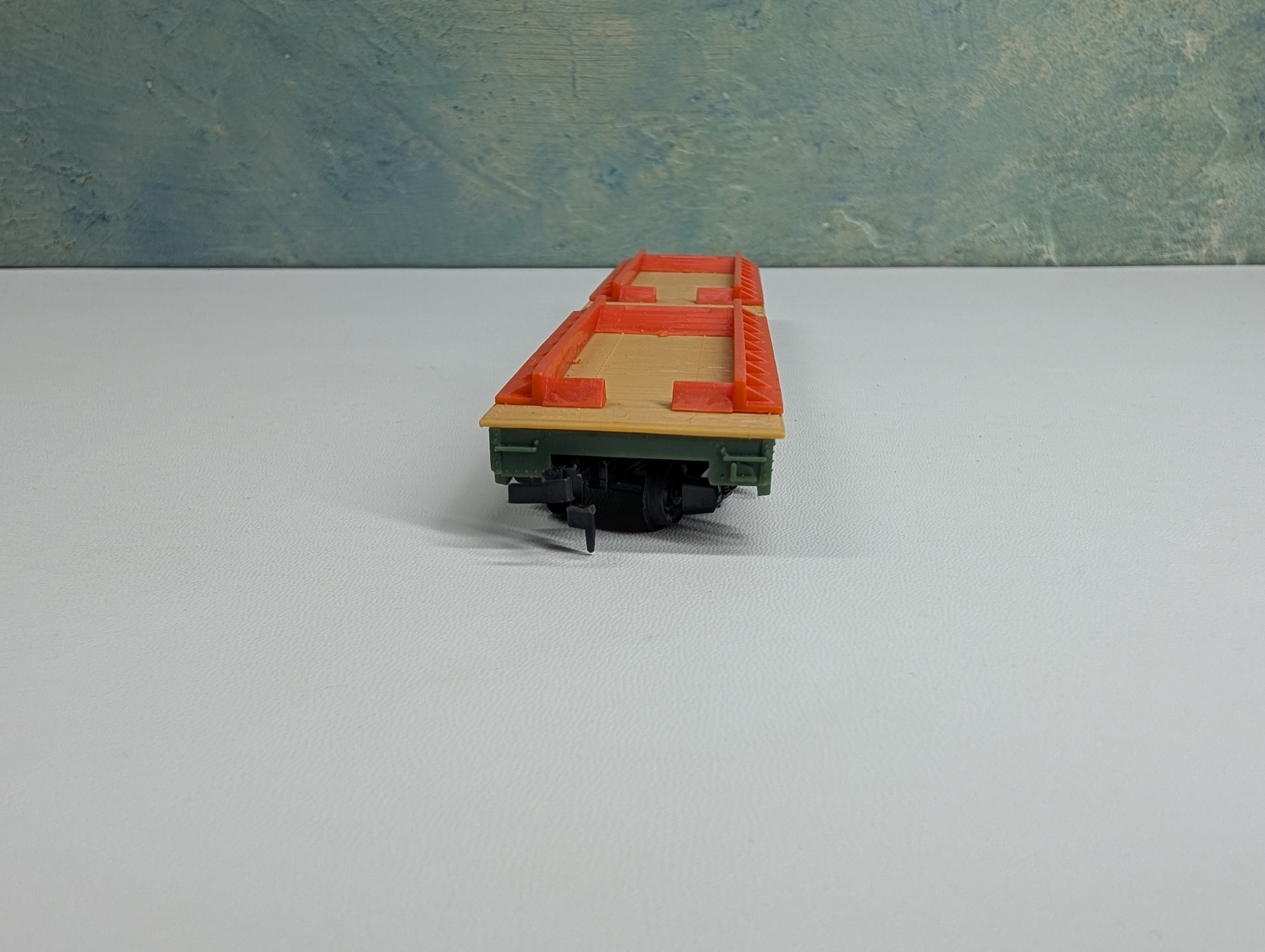 USED Tyco HO Scale 50' Trailer Flat Car Santa Fe ATSF #90806