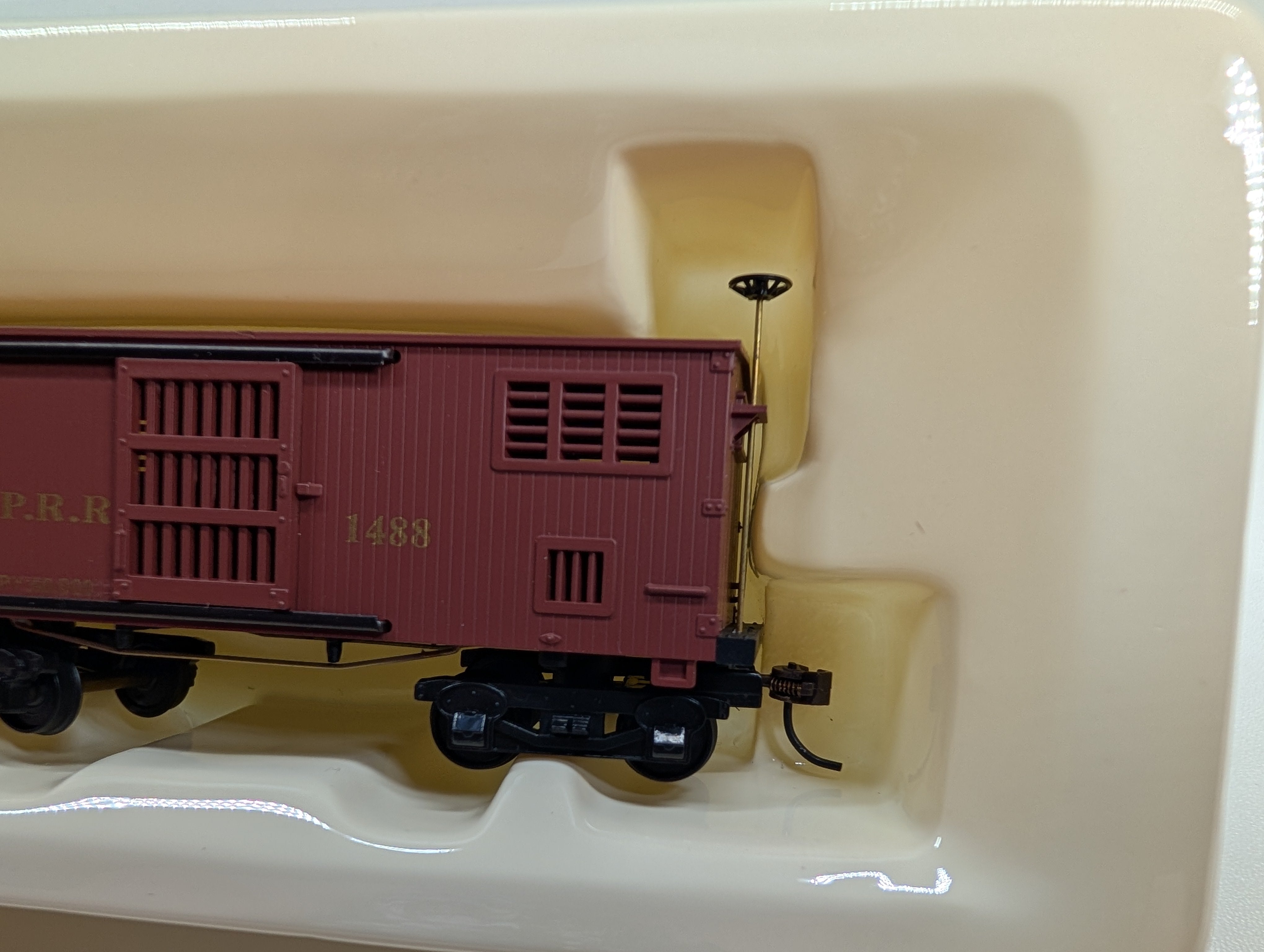 USED Mantua 722003 HO Scale 1860 Horse Car Union Pacific UPRR #1488