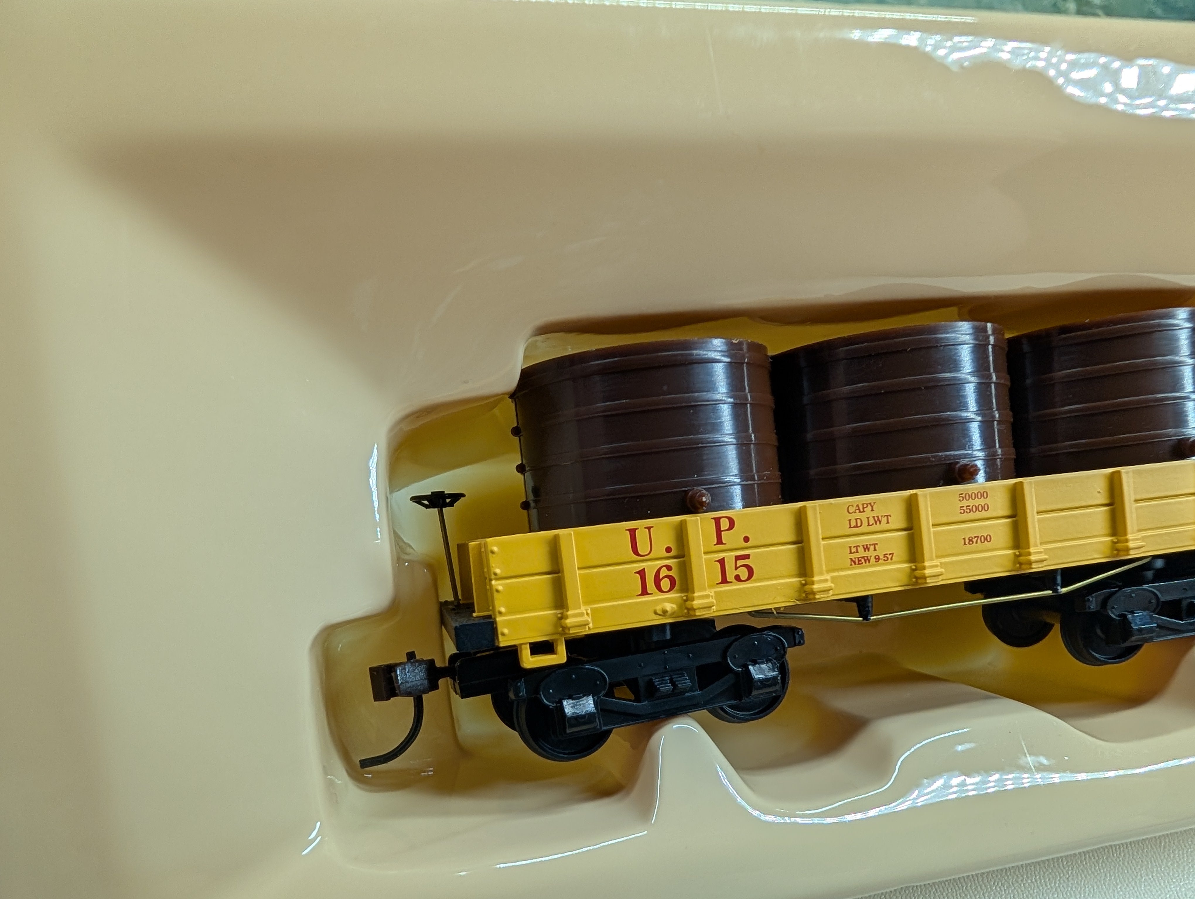 USED Mantua 723003 HO Scale 1860 Water Car Gondola Union Pacific UP #1615