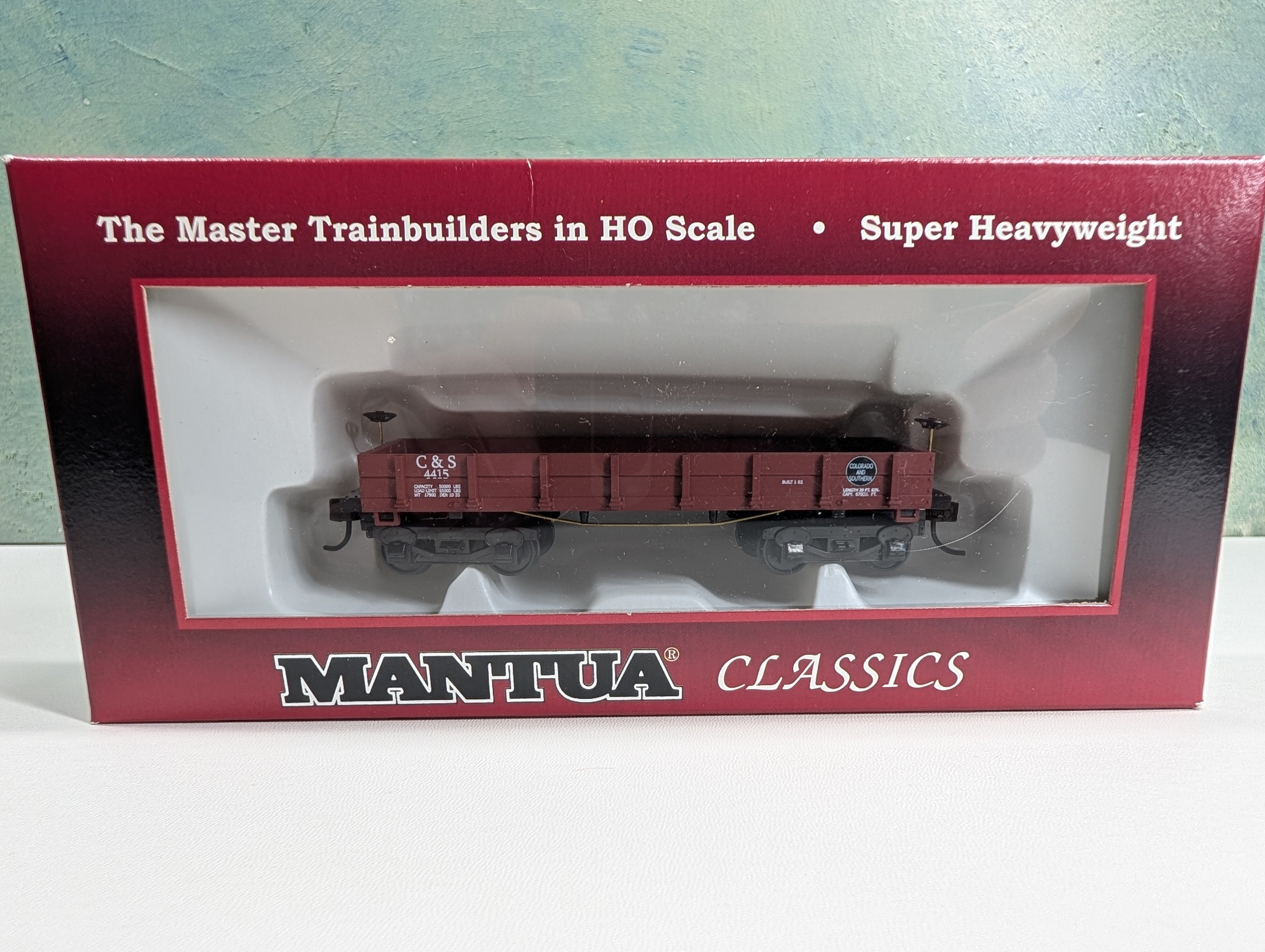 USED Mantua 721400 HO Scale 1860 Coal Gondola Colorado & Southern C&S #4415