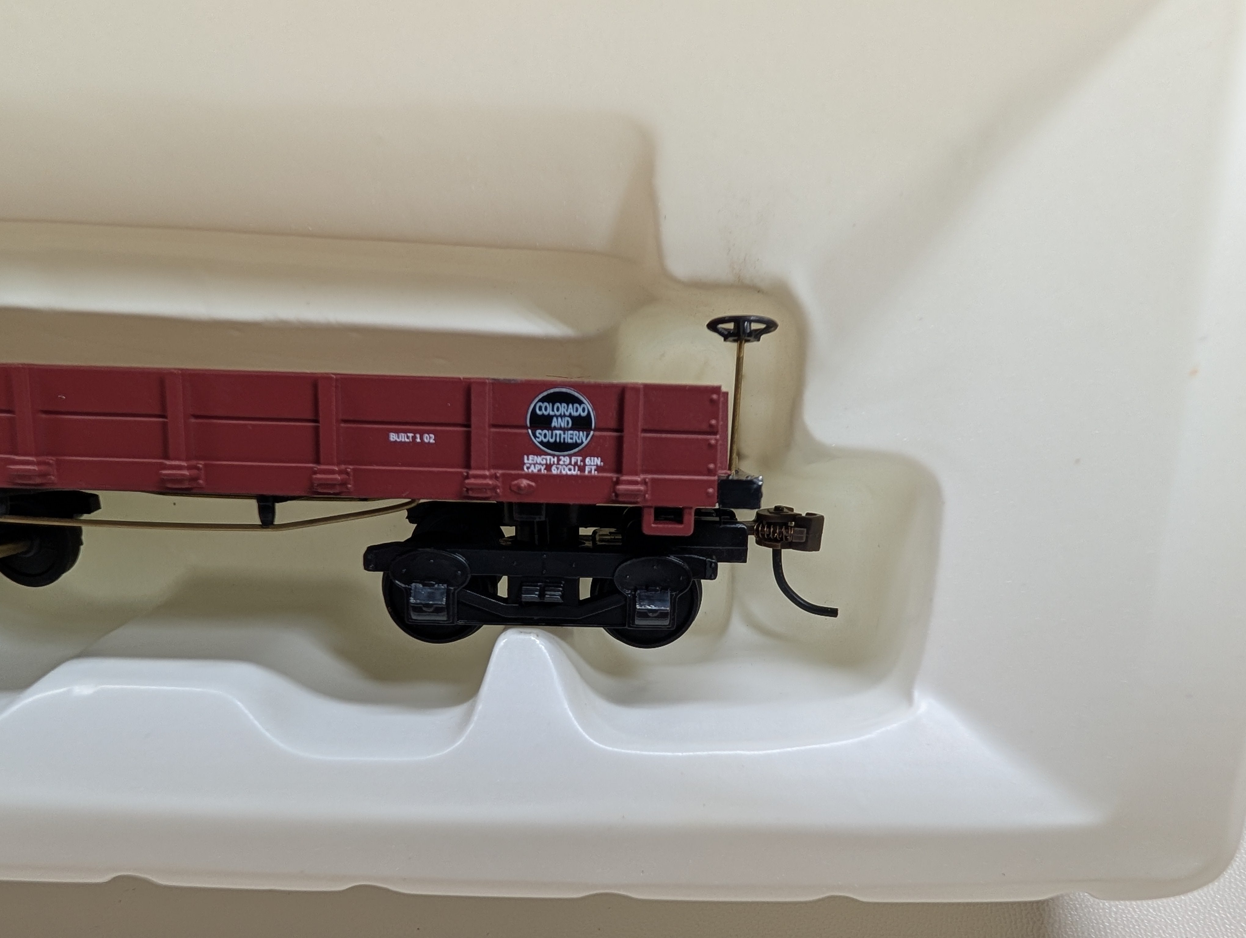 USED Mantua 721400 HO Scale 1860 Coal Gondola Colorado & Southern C&S #4415