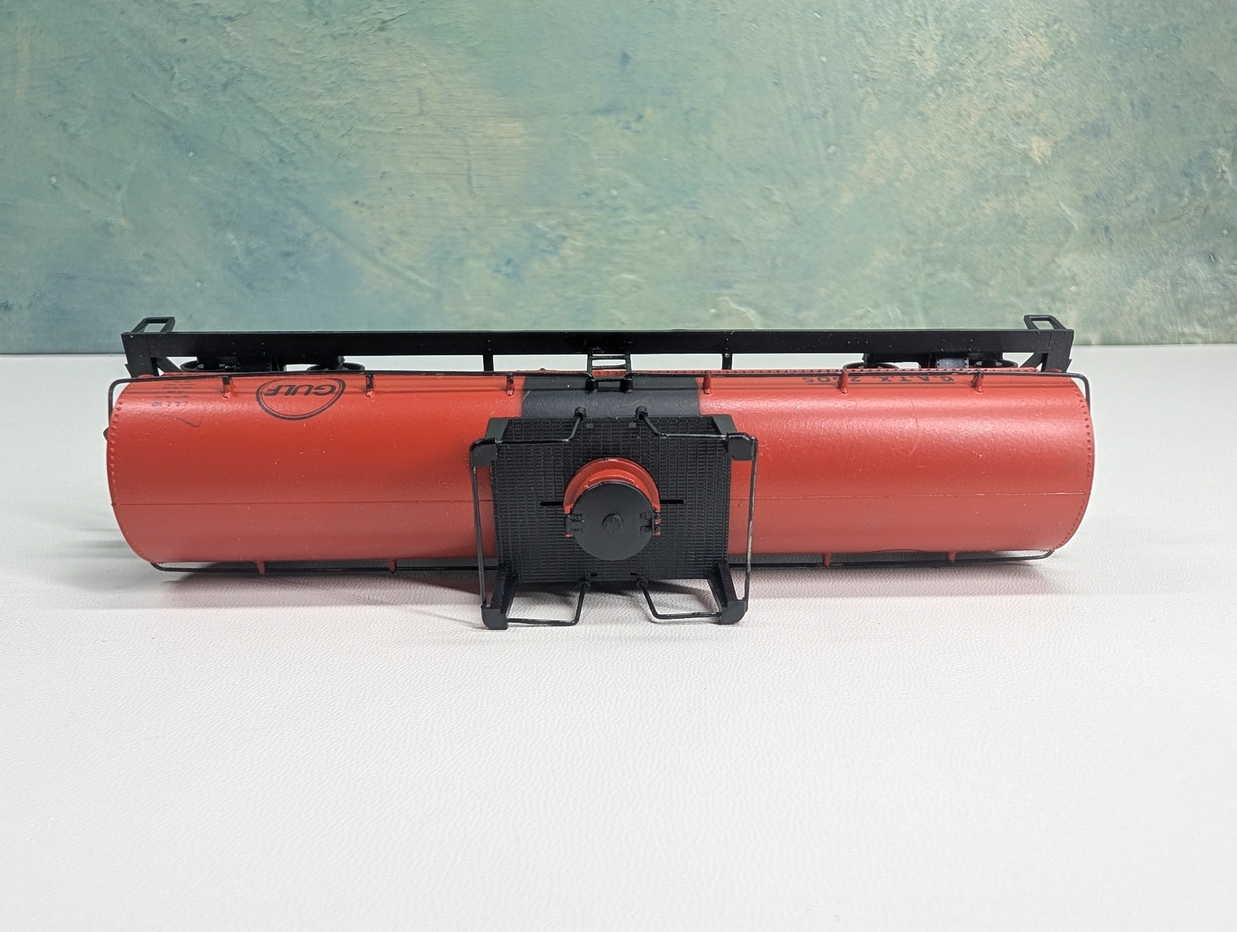 USED Athearn HO Scale 40' Chemical Tank Car Gulf GATX #2605