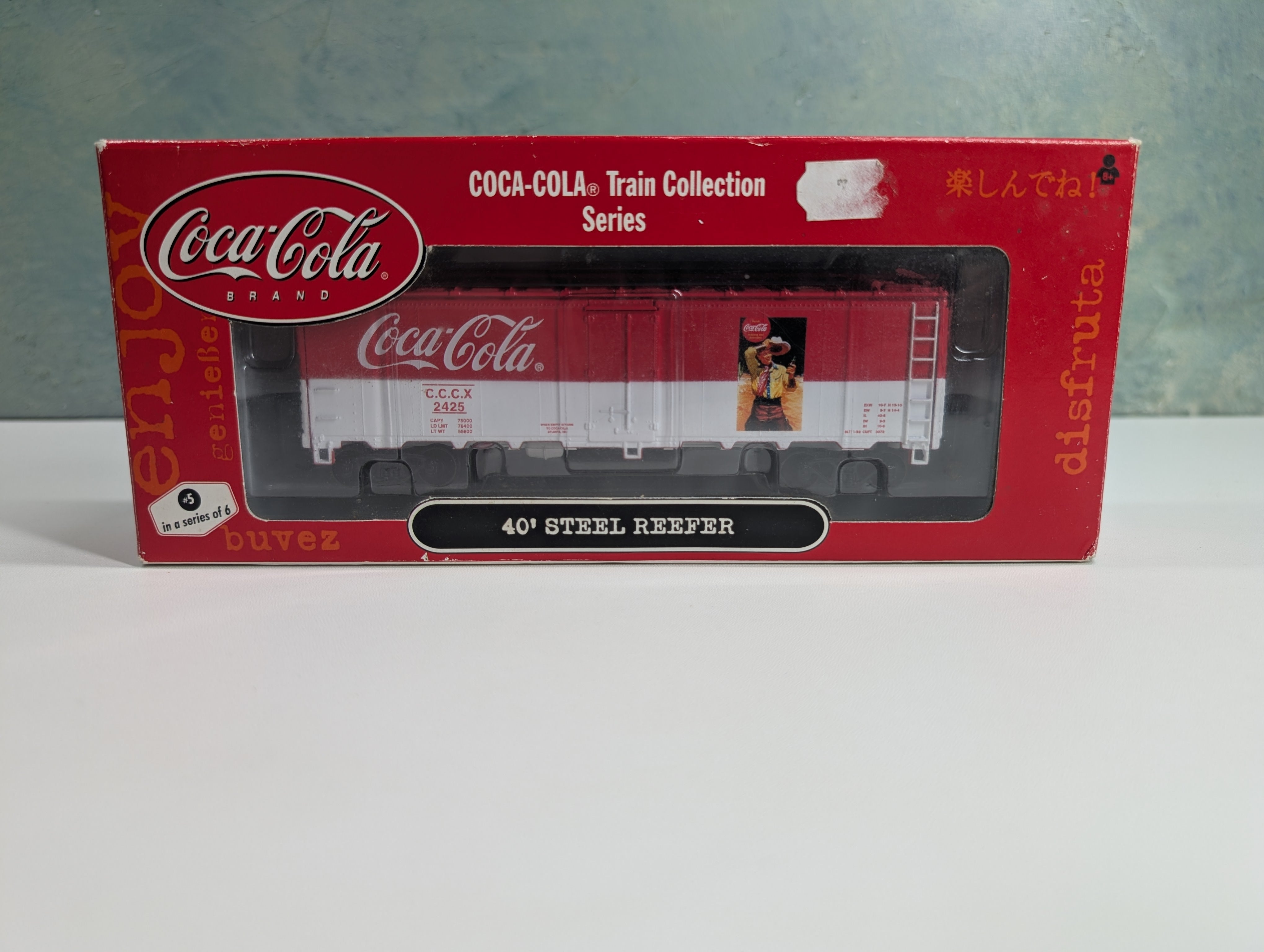 USED Athearn HO Scale 40' Steel Reefer Box Car Coca-Cola CCCX #2425