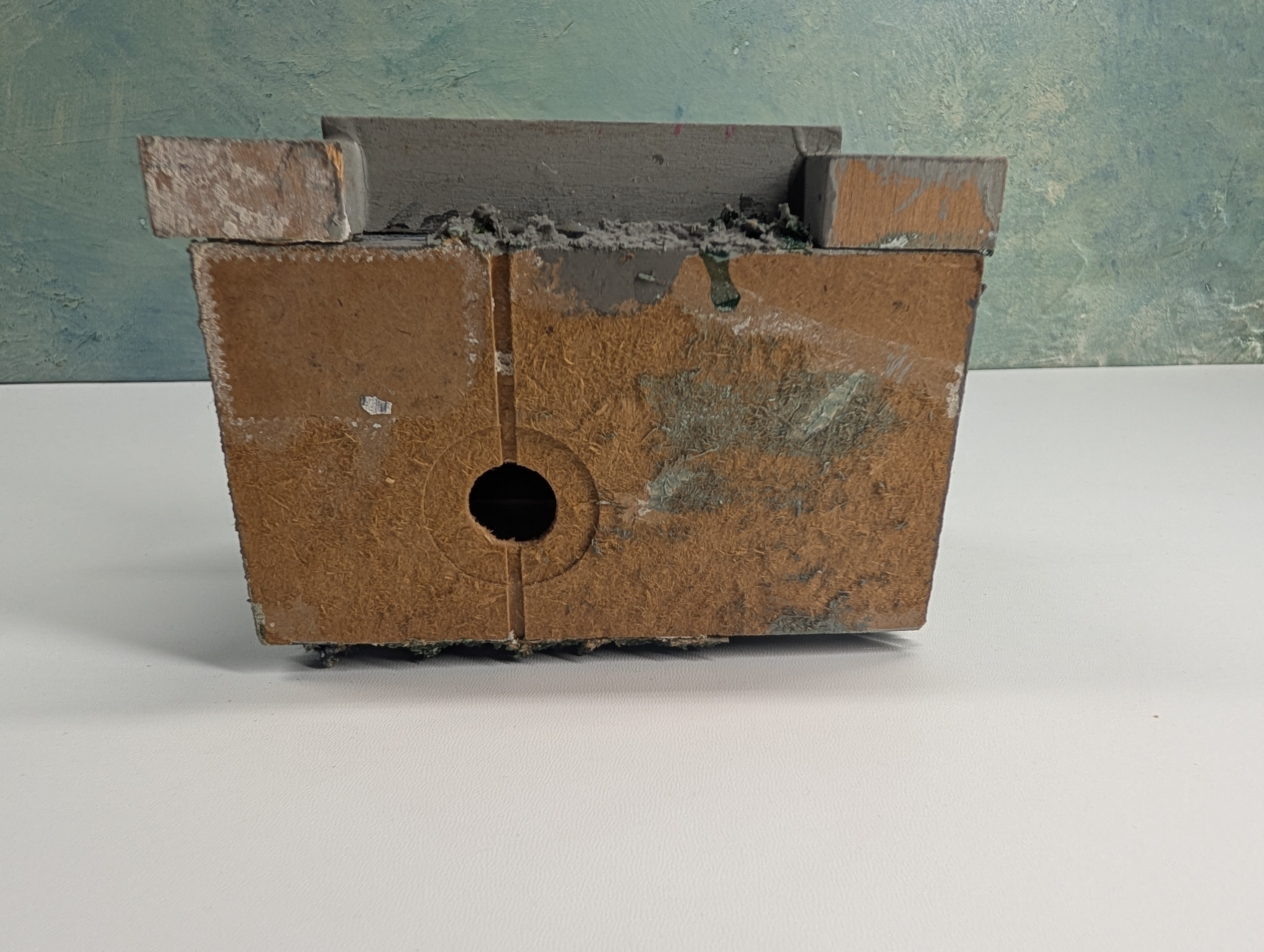 USED HO Scale Gray Brick Warehouse