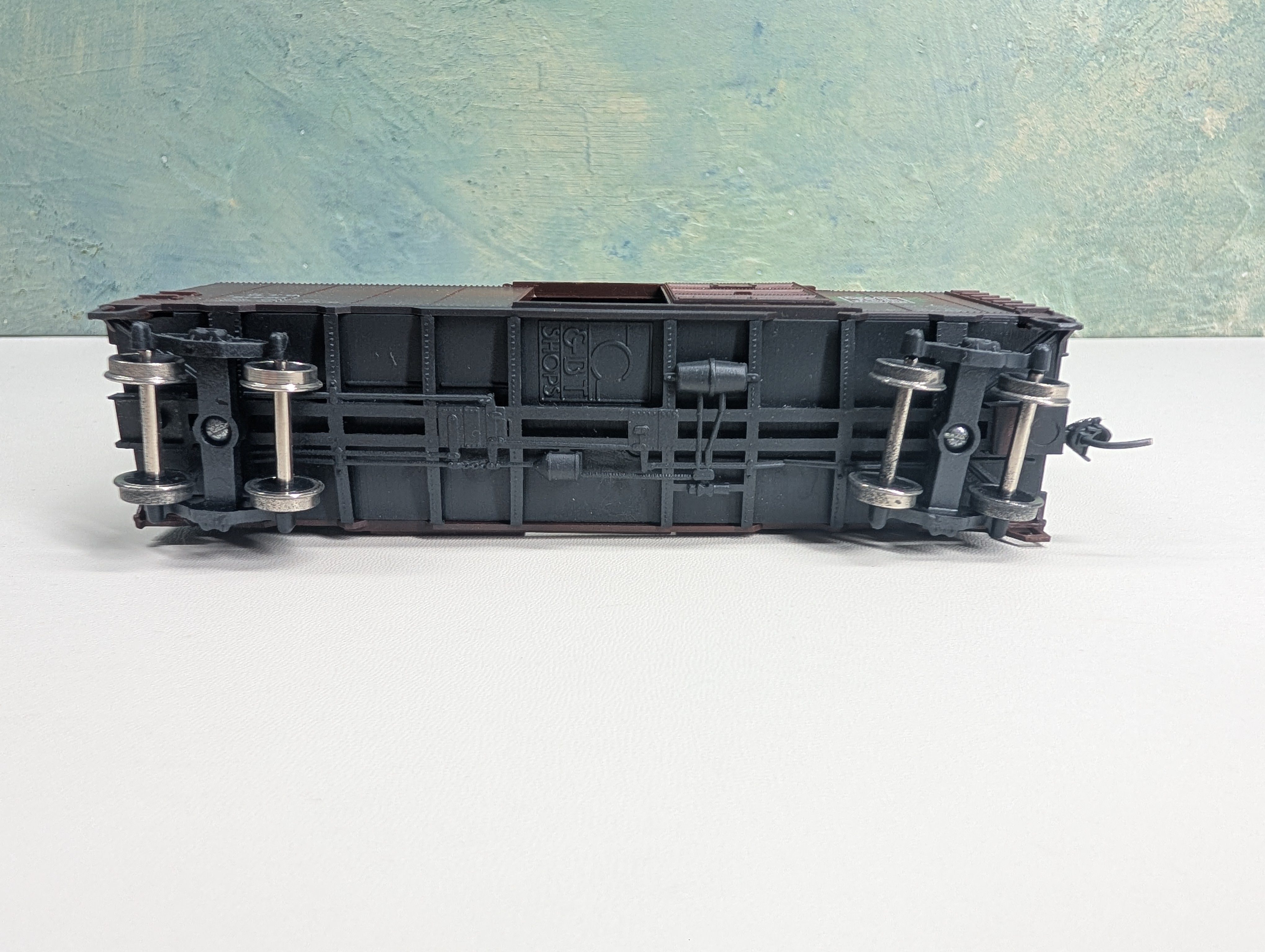 USED C&BT SHOPS HO Scale 40' Box Car Grand Trunk Western GTW #515304 Weathered, Metal Wheels