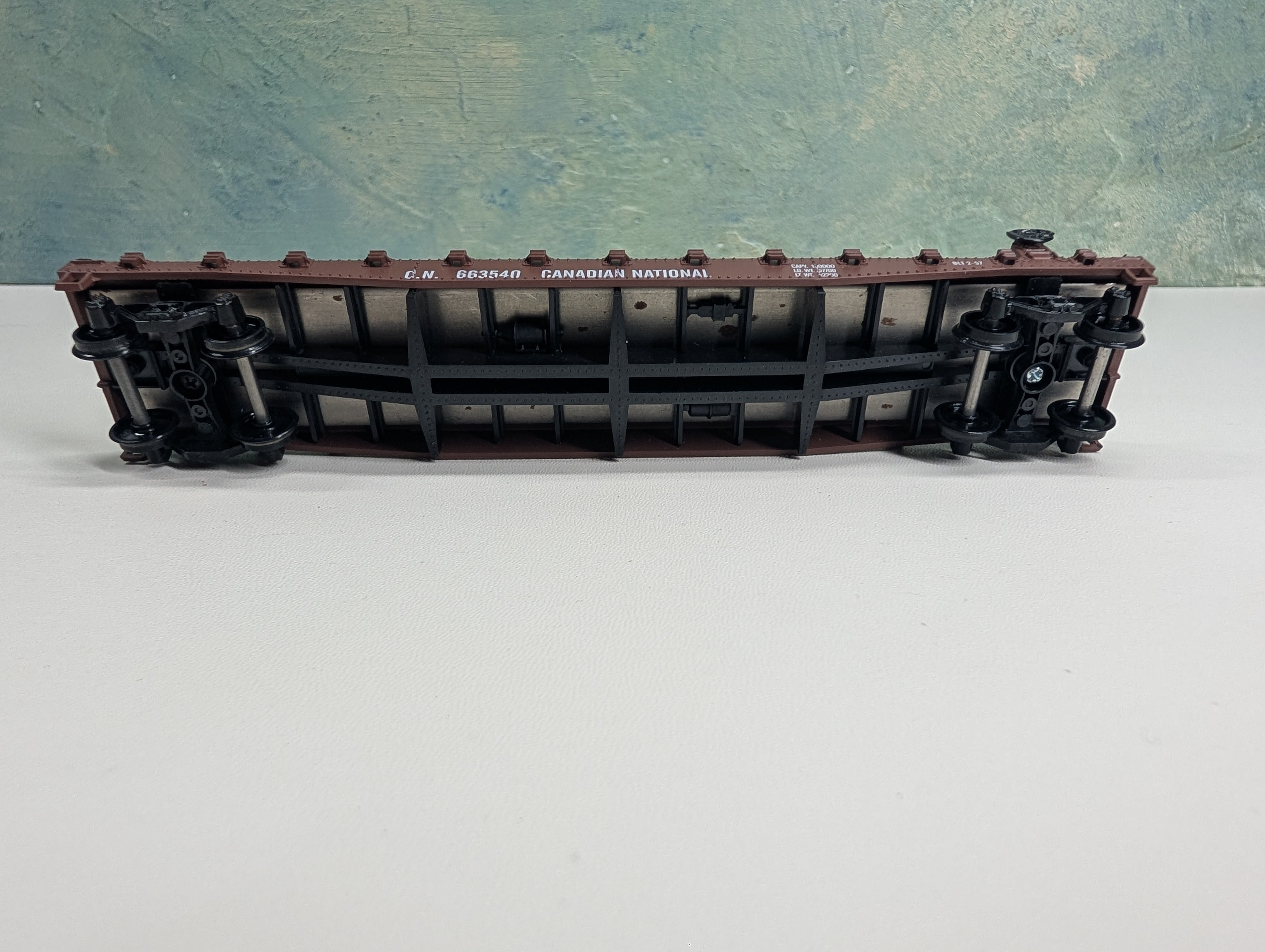 USED Athearn HO Scale 50' Flat Car Canadian National CN #663540