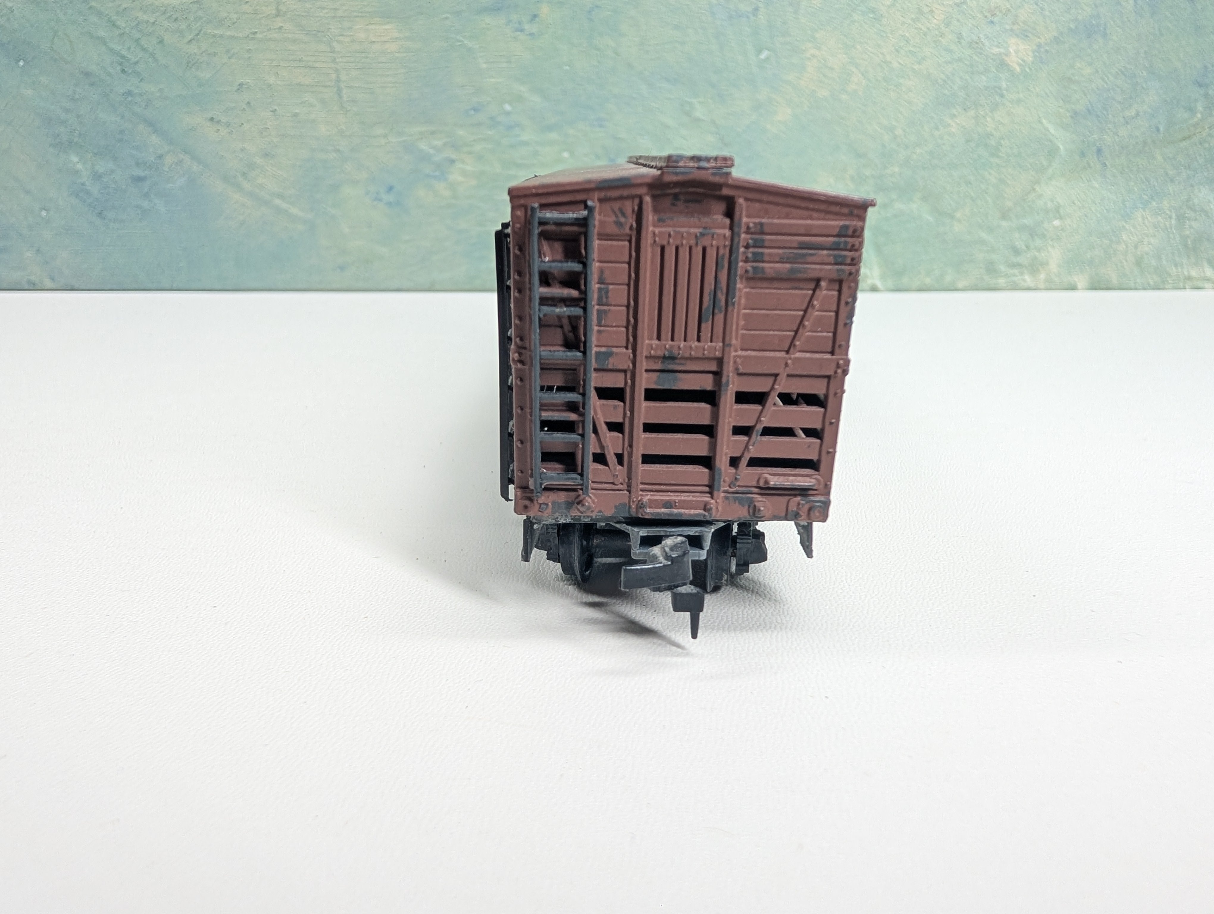 USED Roundhouse HO Scale 40' Cattle Livestock Car Clinchfield CC&O #2401