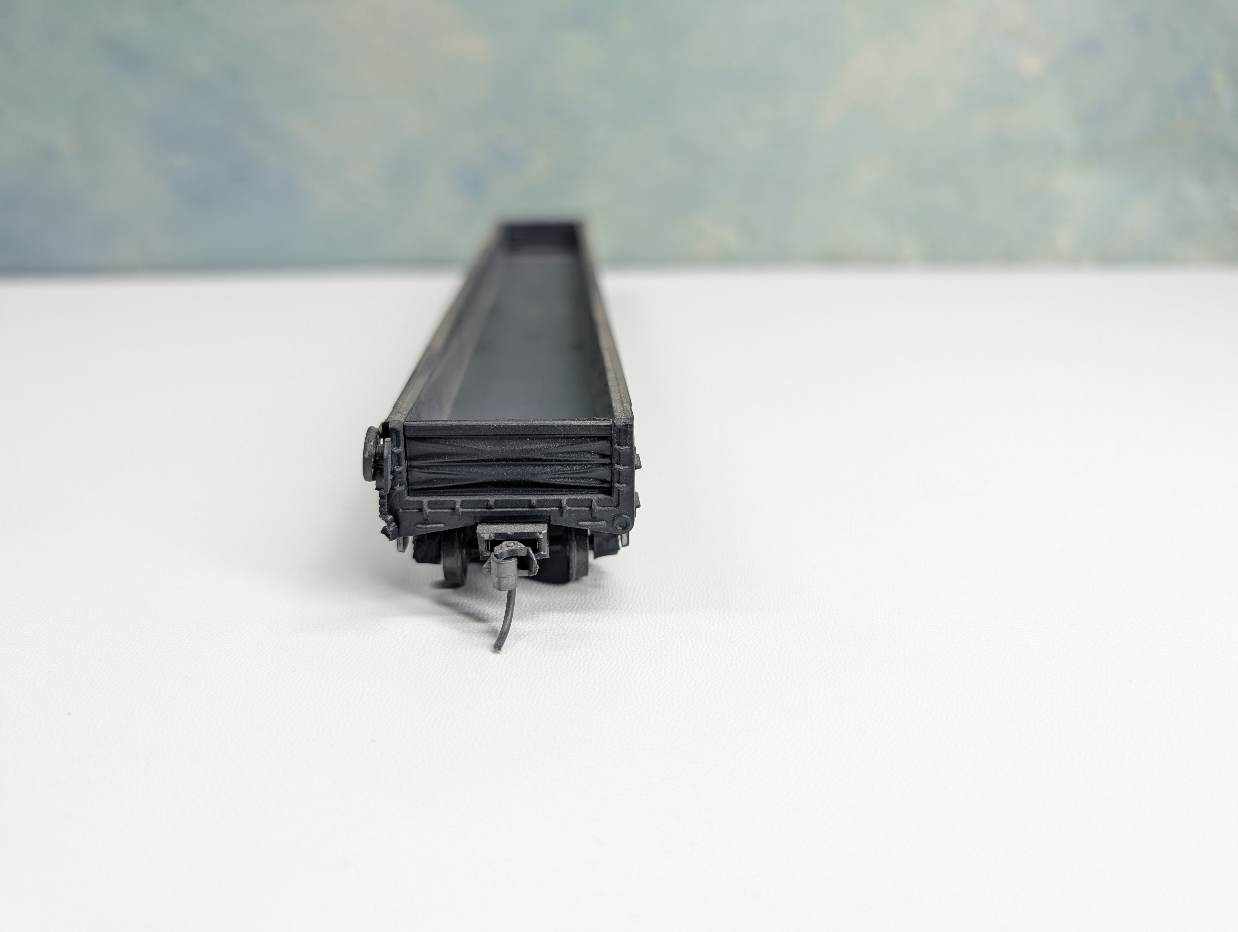 USED Eastern Car Works HO Scale 67' Drop End Gondola CNJ #89258 Metal Wheels