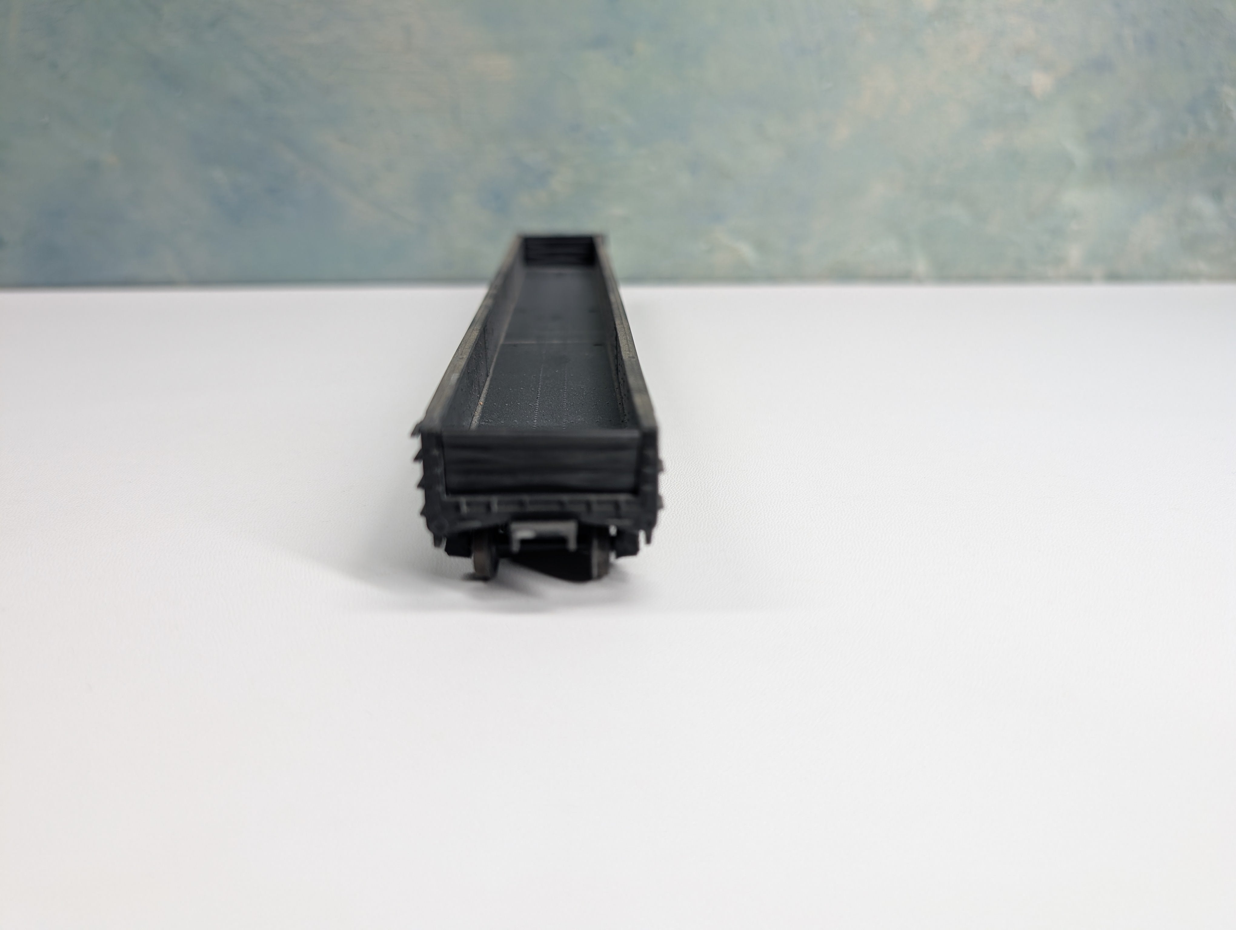 USED Eastern Car Works HO Scale 67' Drop End Gondola CNJ #89258 Metal Wheels