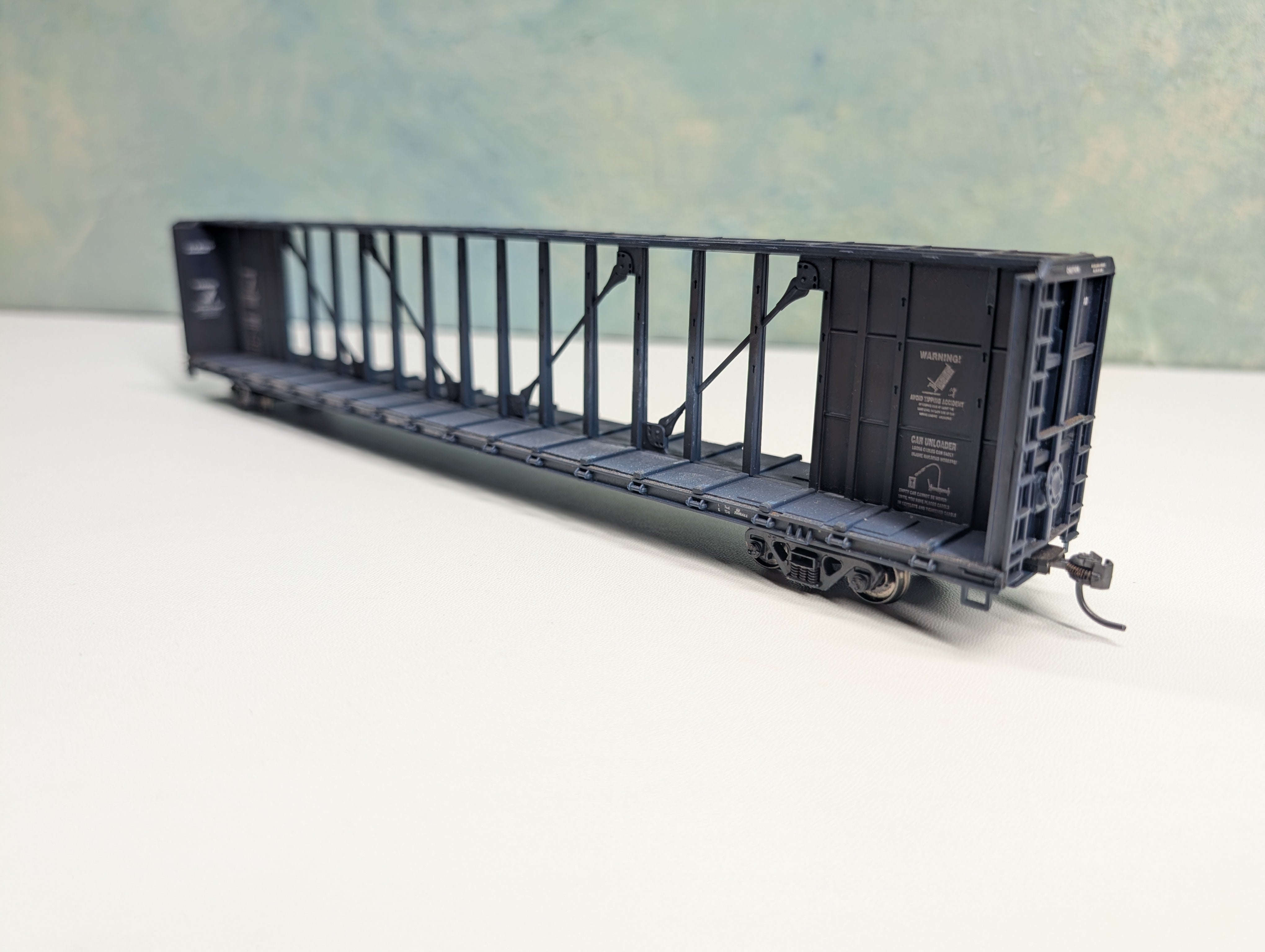 USED Walthers HO Scale 75' Centerbeam Flat Car CBRY #2140 Metal Wheels