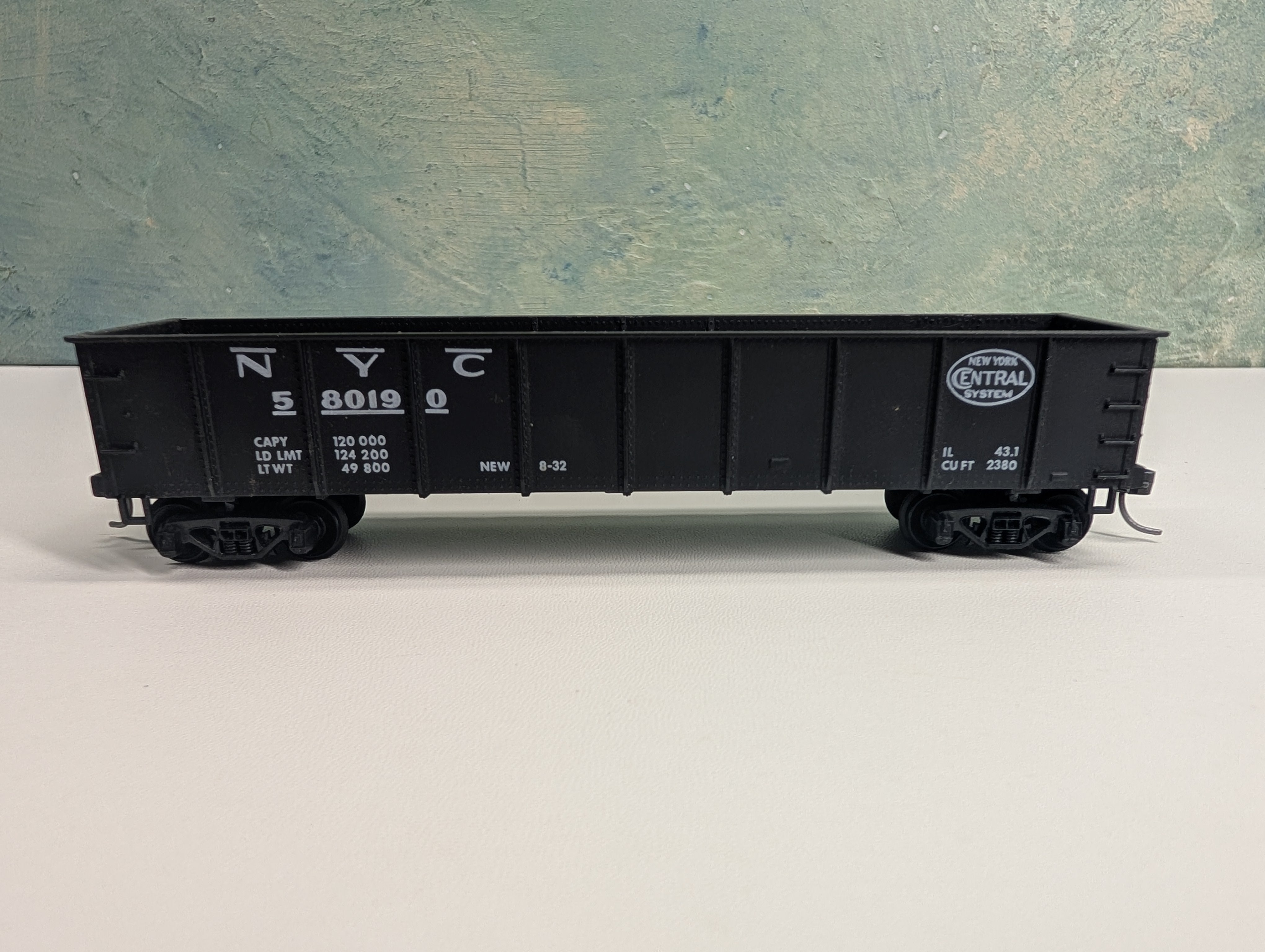 USED Mantua HO Scale Gondola New York Central NYC #580190