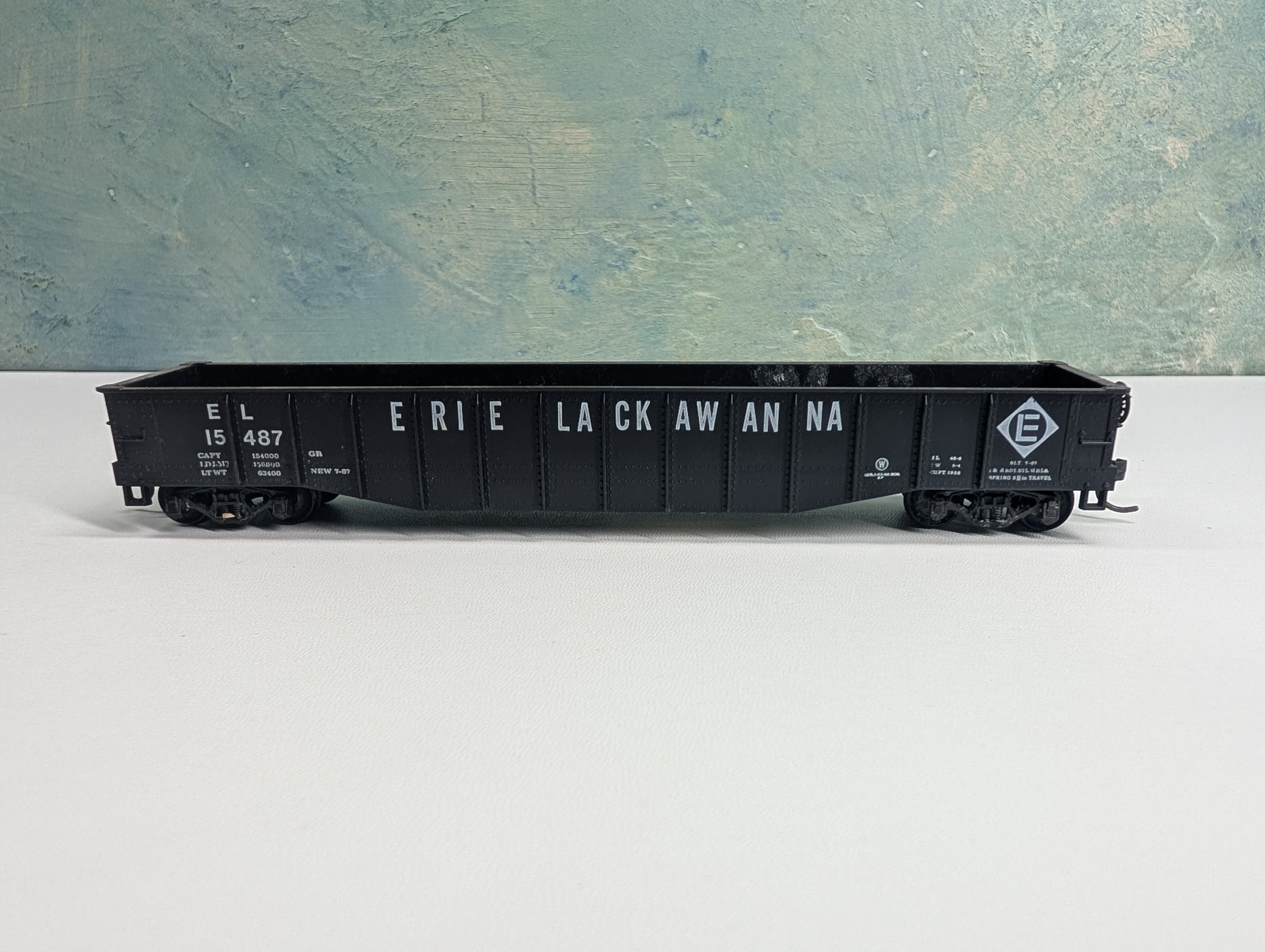 USED Athearn HO Scale Gondola Erie Lackawanna EL #15487
