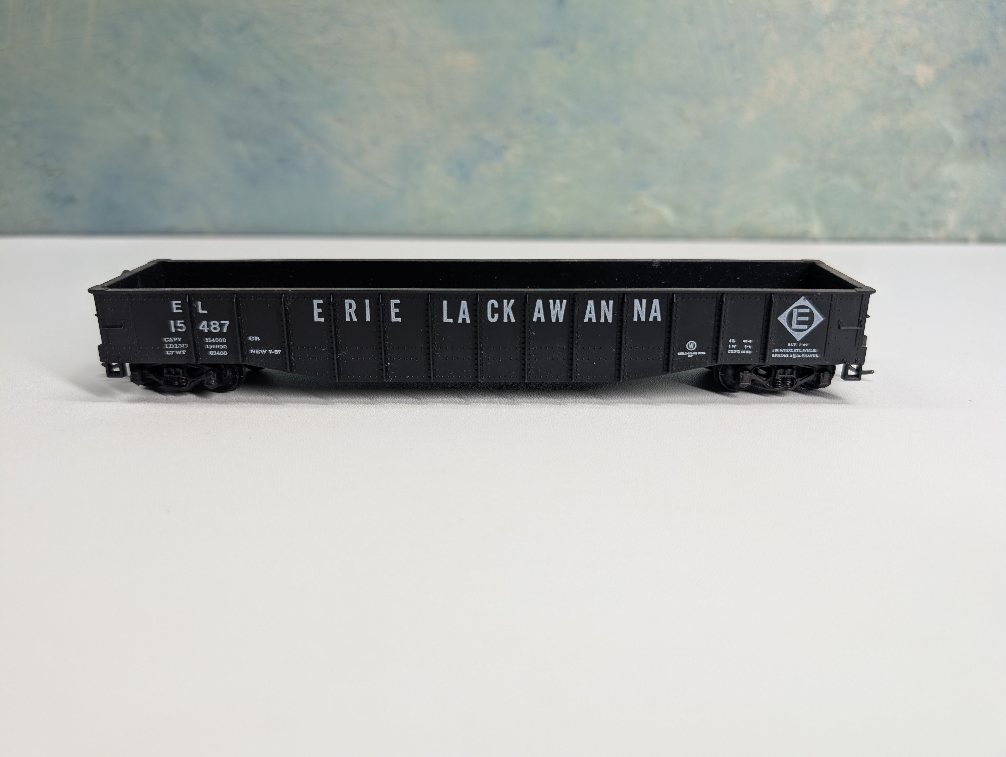 USED Athearn HO Scale Gondola Erie Lackawanna EL #15487