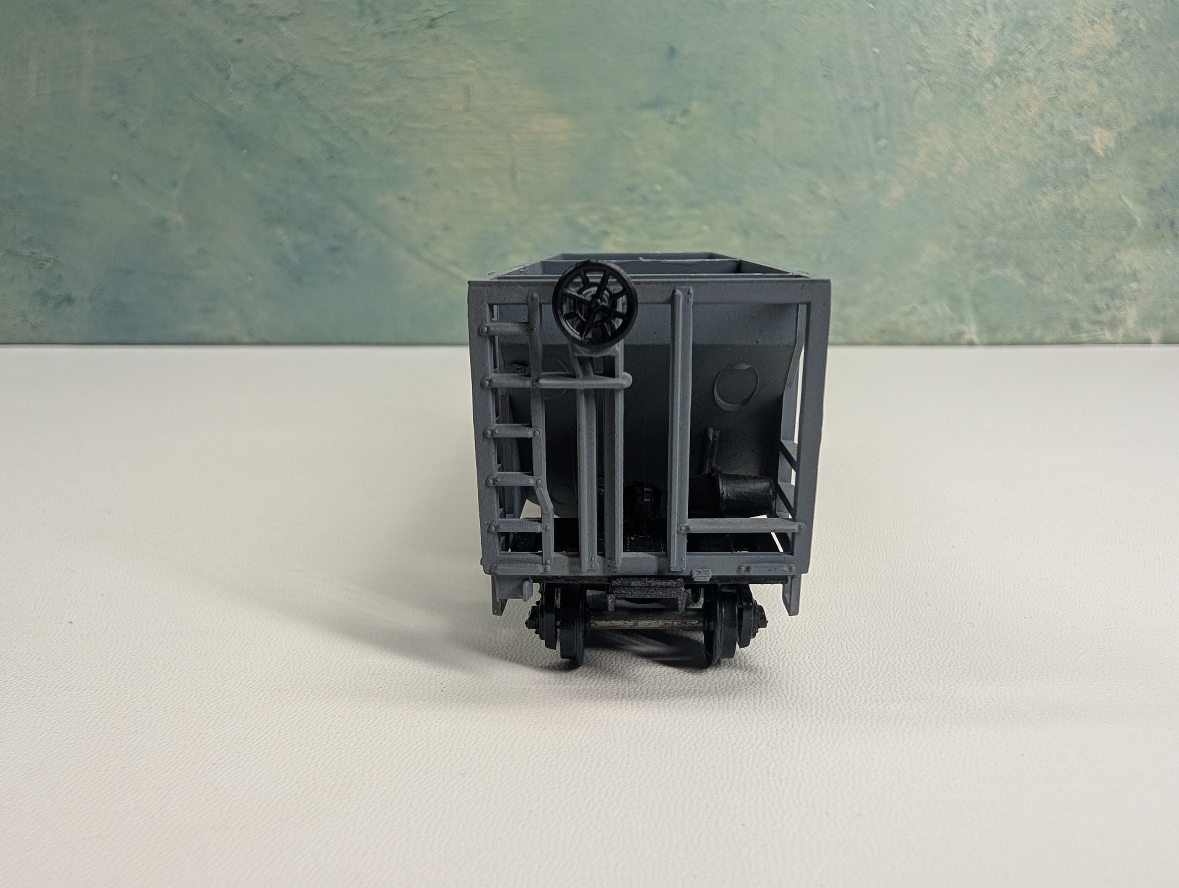 USED Roundhouse HO Scale 2 Bay Covered Hopper Boraxo GACX #40228