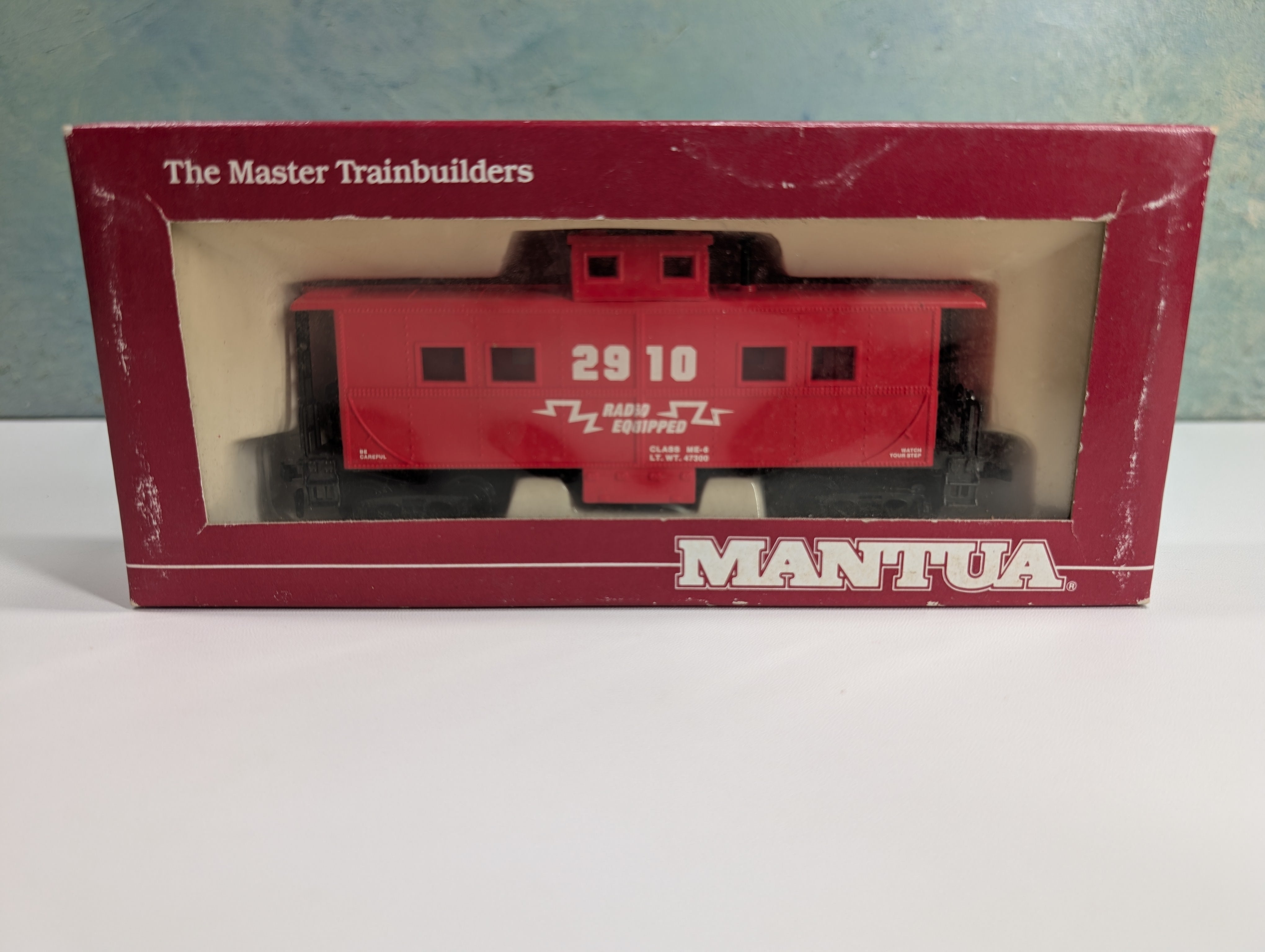 USED Mantua 726-174 HO Scale Heavy 36' Caboose Radio Dispatched #2910