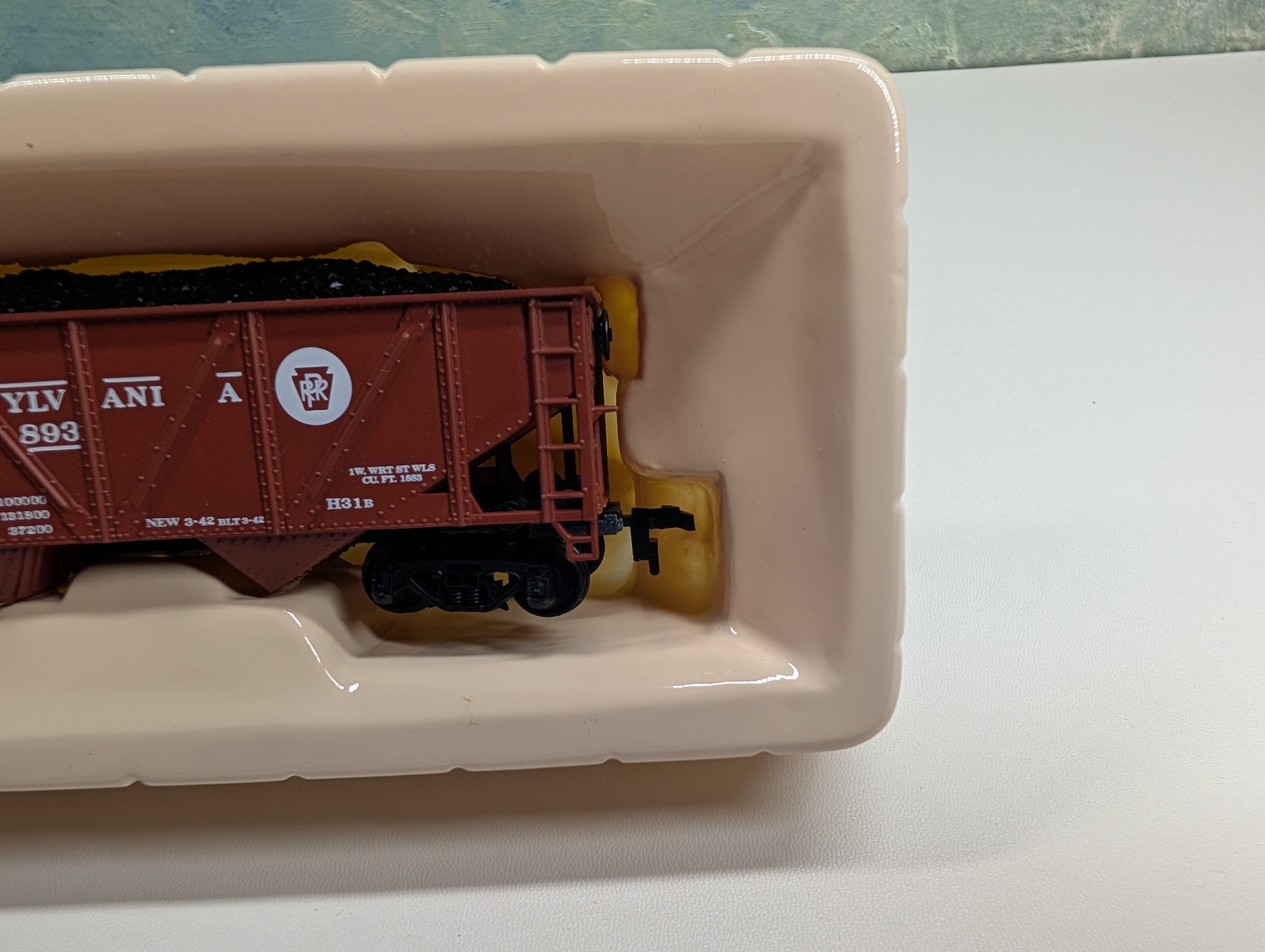 USED Mantua 729-520 HO Scale Heavy 32' Hopper Pennsylvania PRR #220893