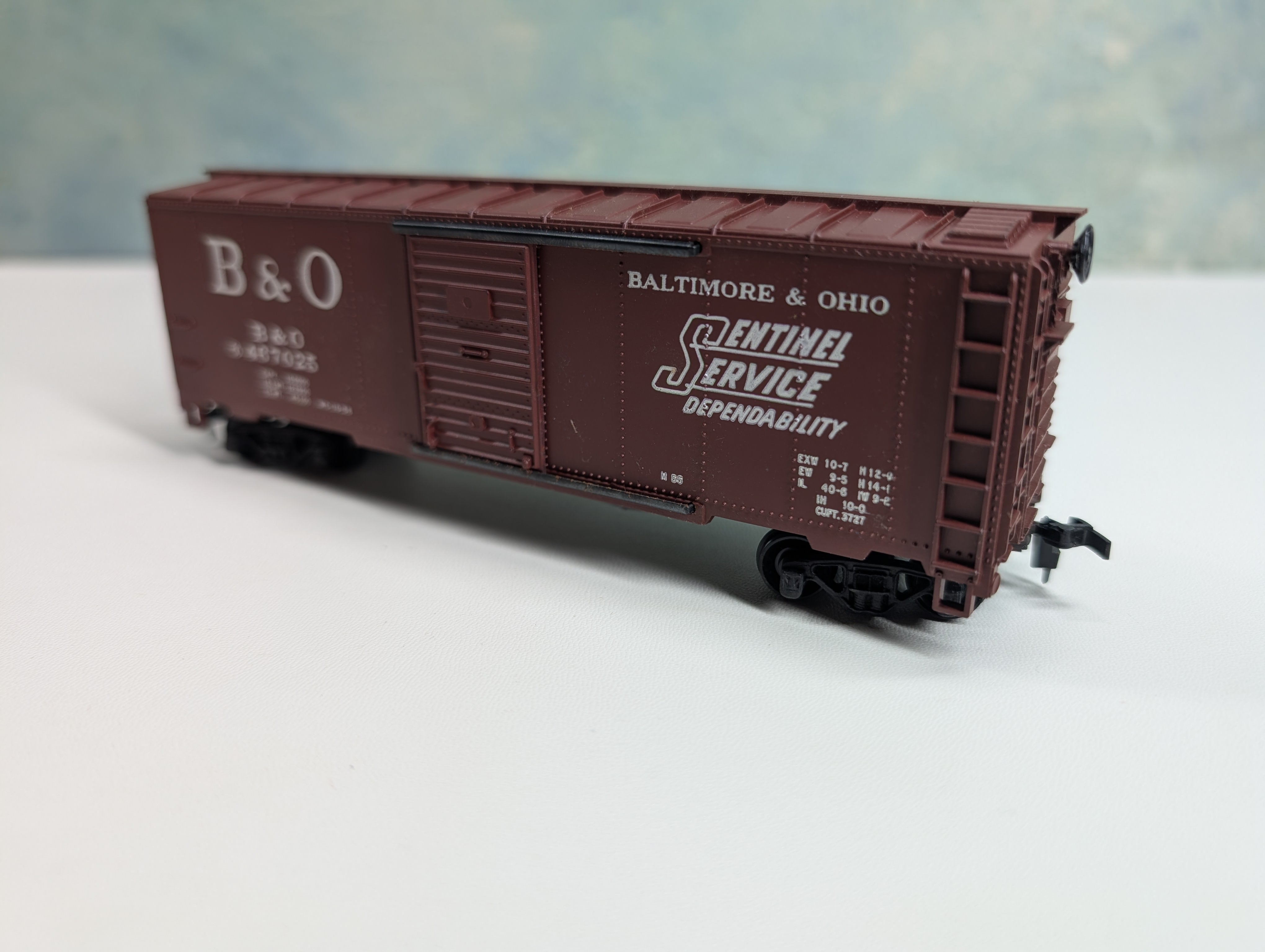 USED Mantua HO Scale 40' Box Car Baltimore and Ohio B&O #467025