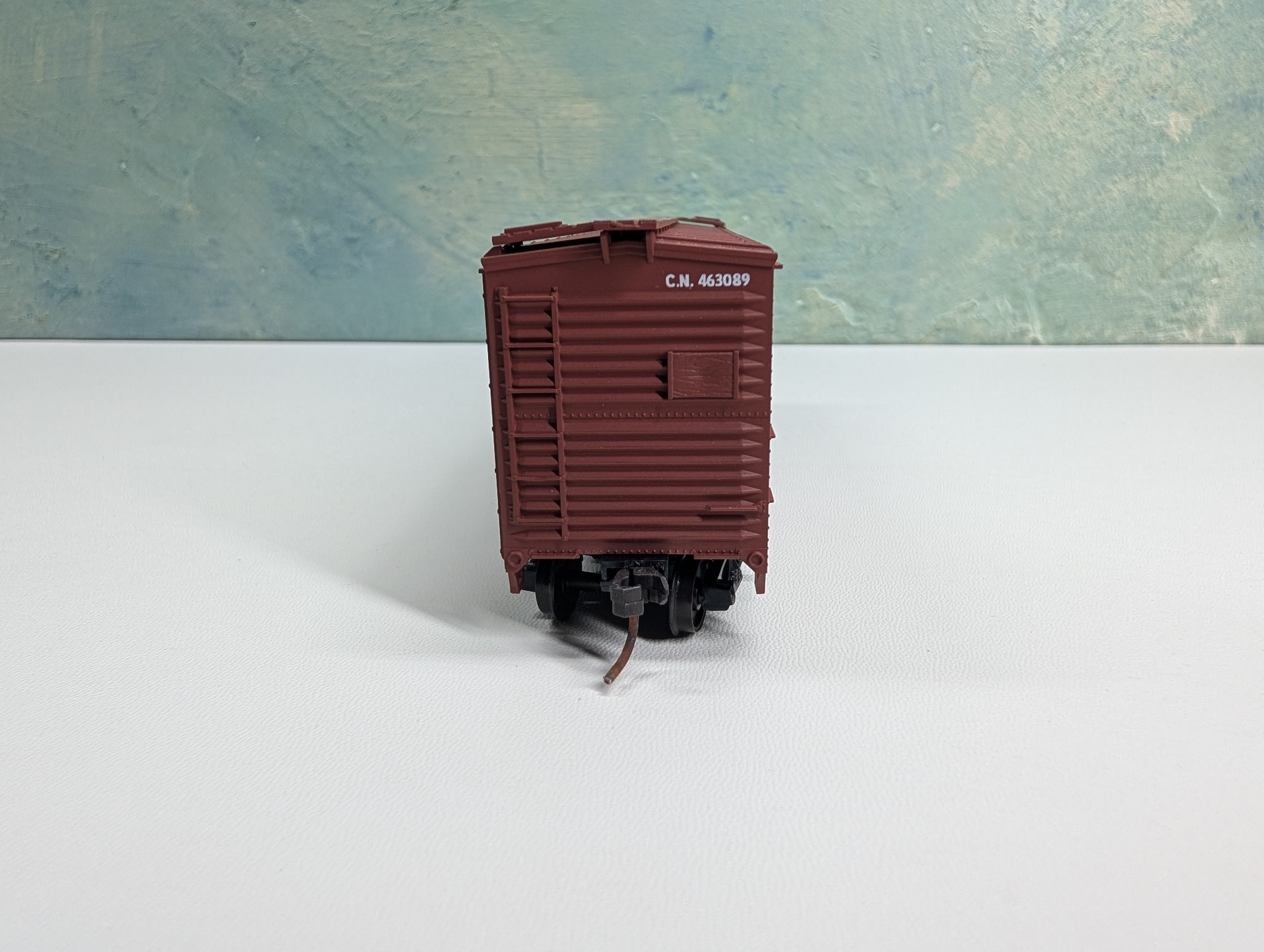 USED Accurail HO Scale 41' OB Wooden Box Car Canadian National CN #463089