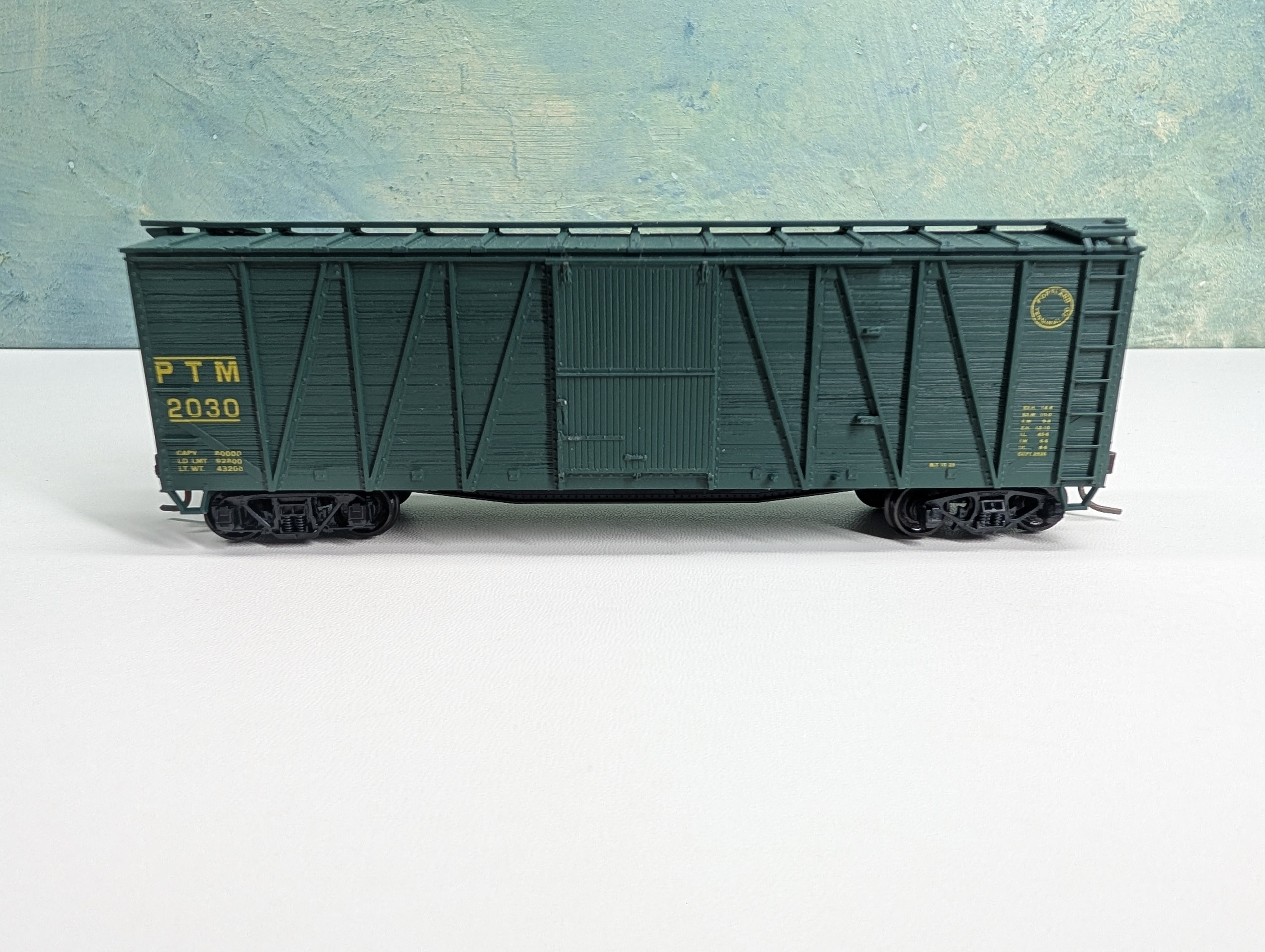 USED Accurail HO Scale 41' OB Wooden Box Car Portland Terminal PTM #2030
