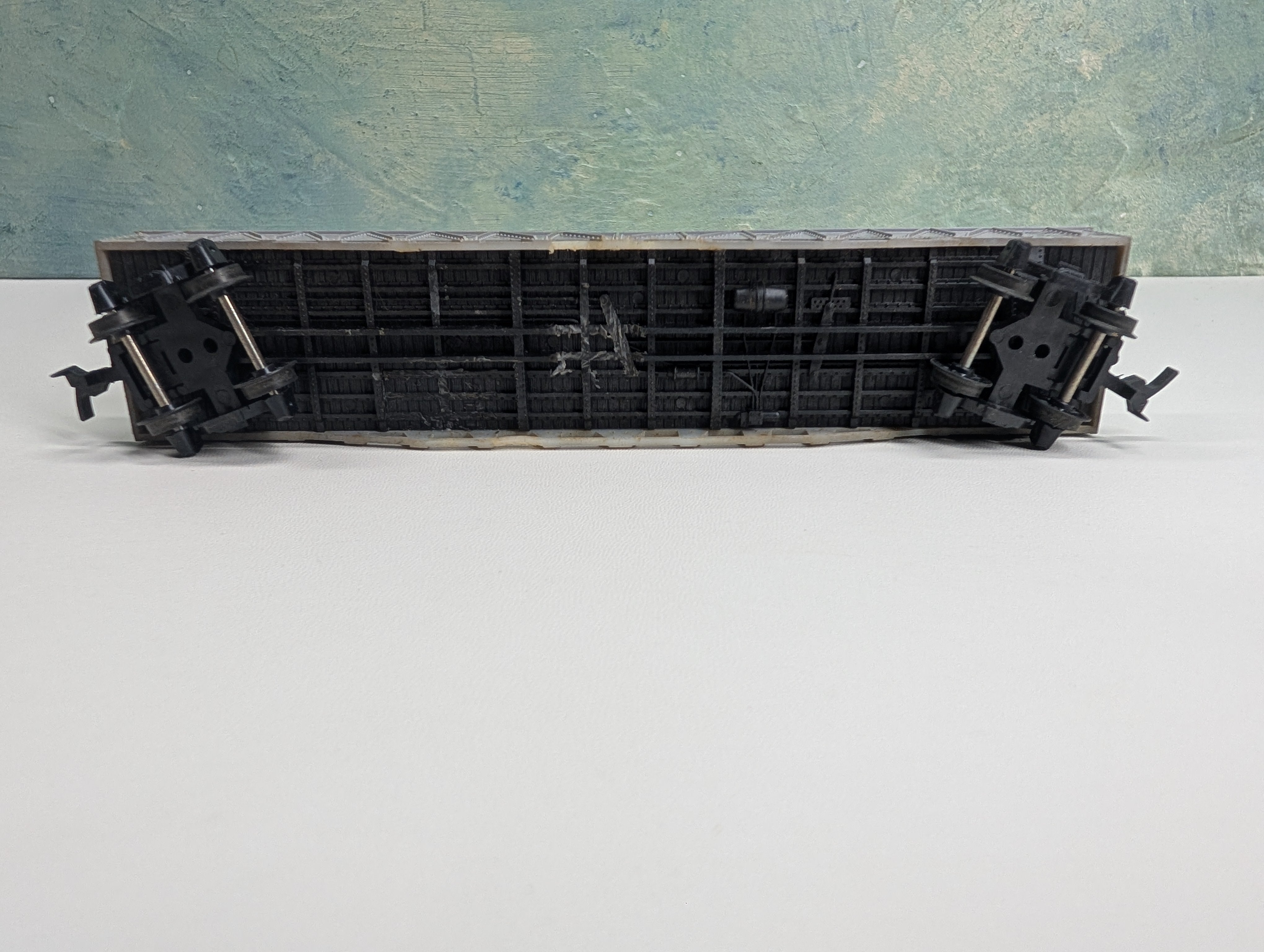 USED AHM HO Scale 50' Wooden OB Gondola Ohio Seamless Tube Division OSTX #1908