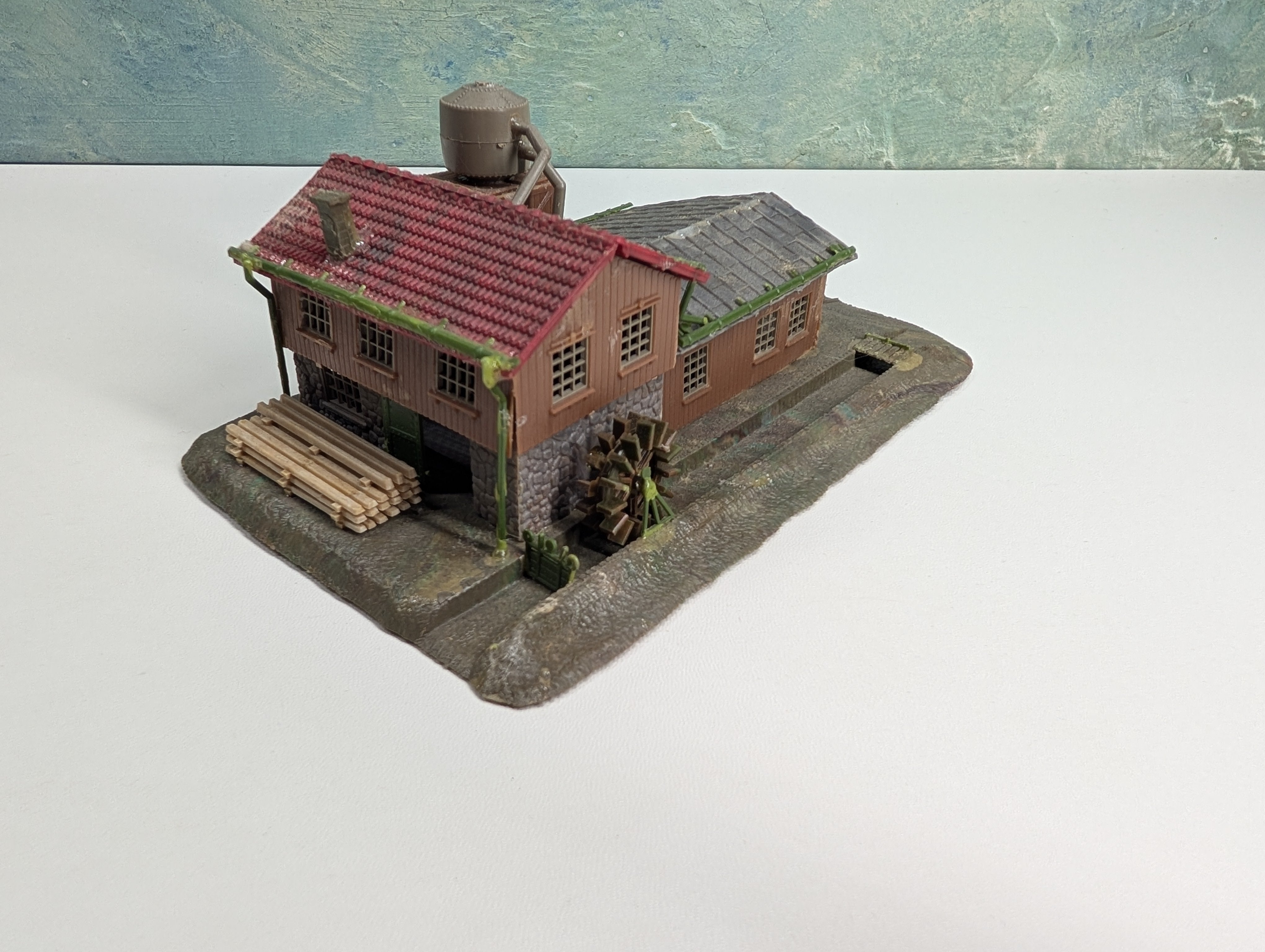 USED Pola N Scale Old Time Lumber Mill