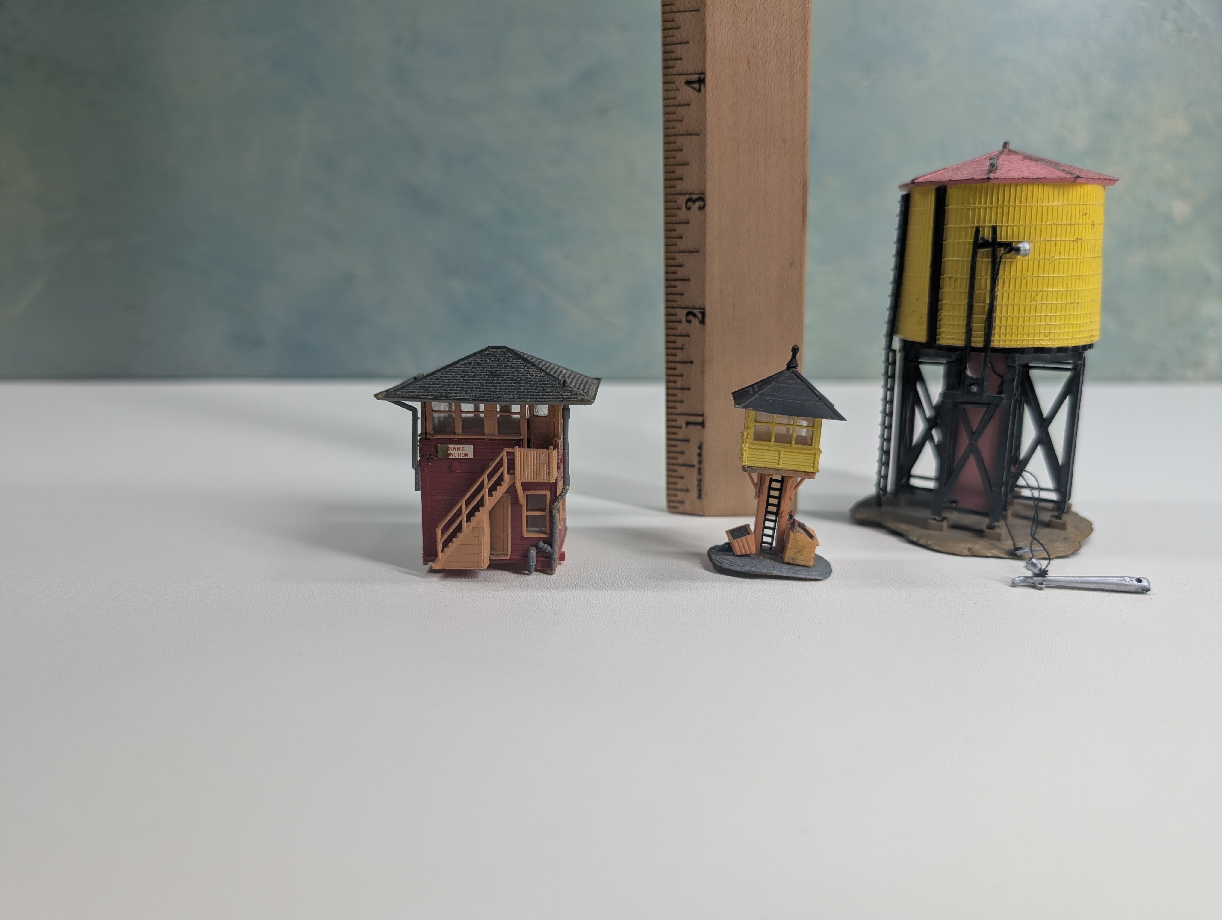 USED N Scale Water Tower, Elevated Gate Tower and Interlocking Tower