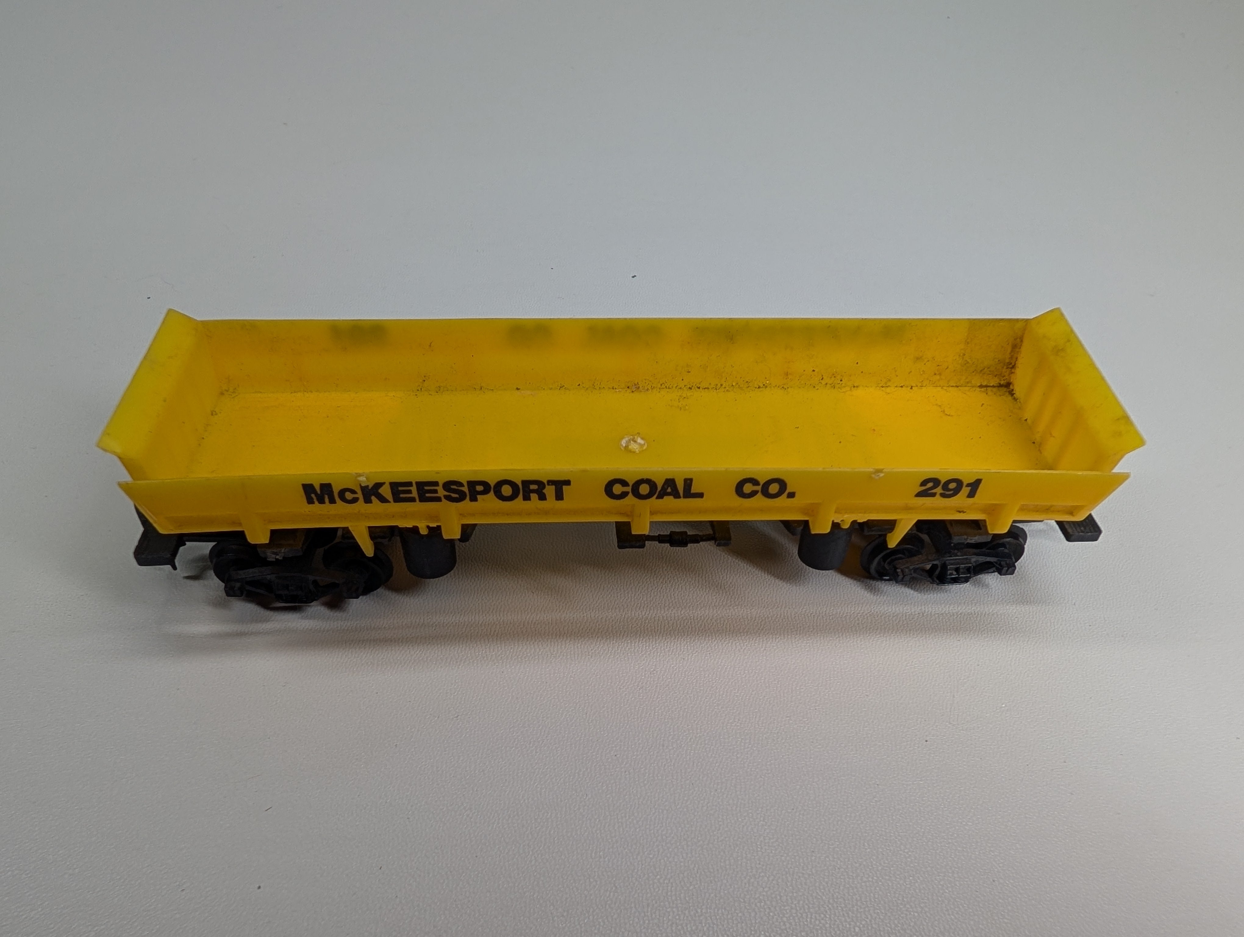 USED Life-Like HO Scale McKeesport Coal Co Dump Car Gondola #291
