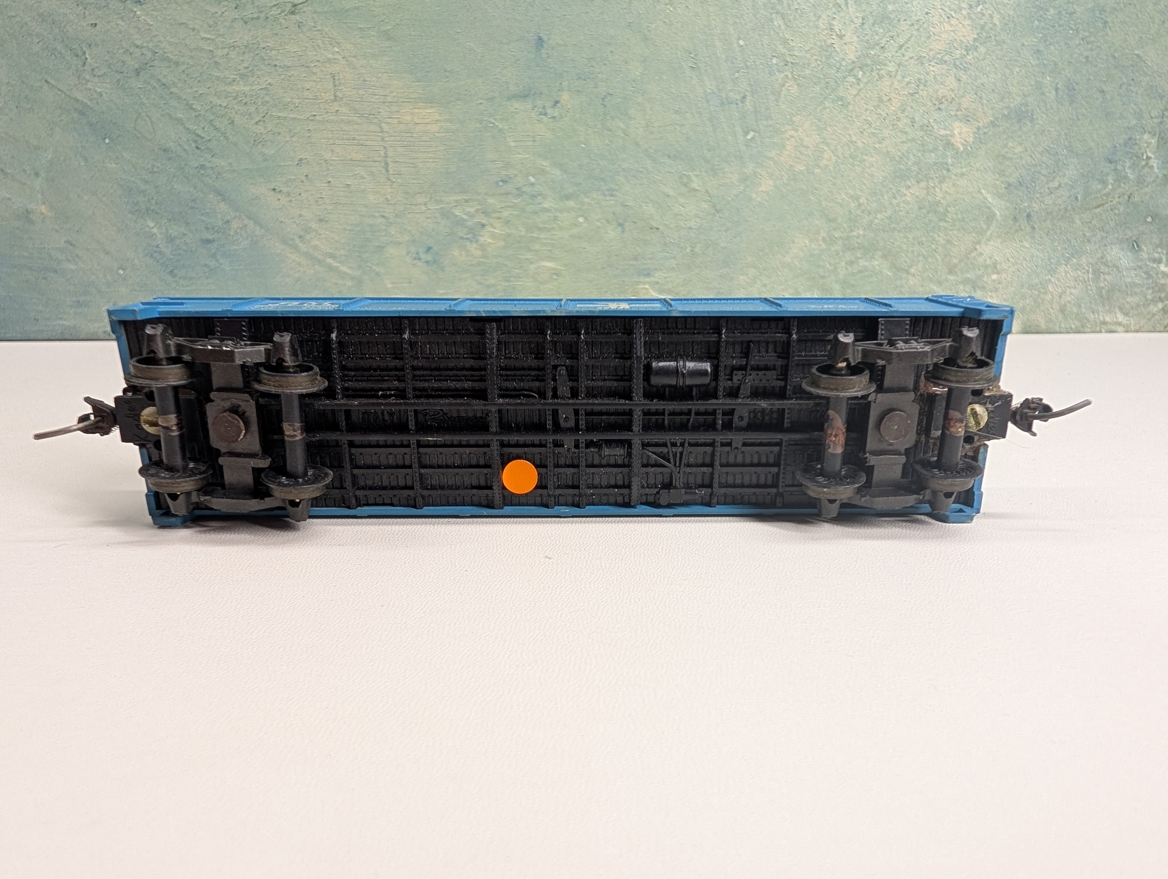 USED Rivarossi HO Scale 40' Gondola Boston and Maine BM #9704